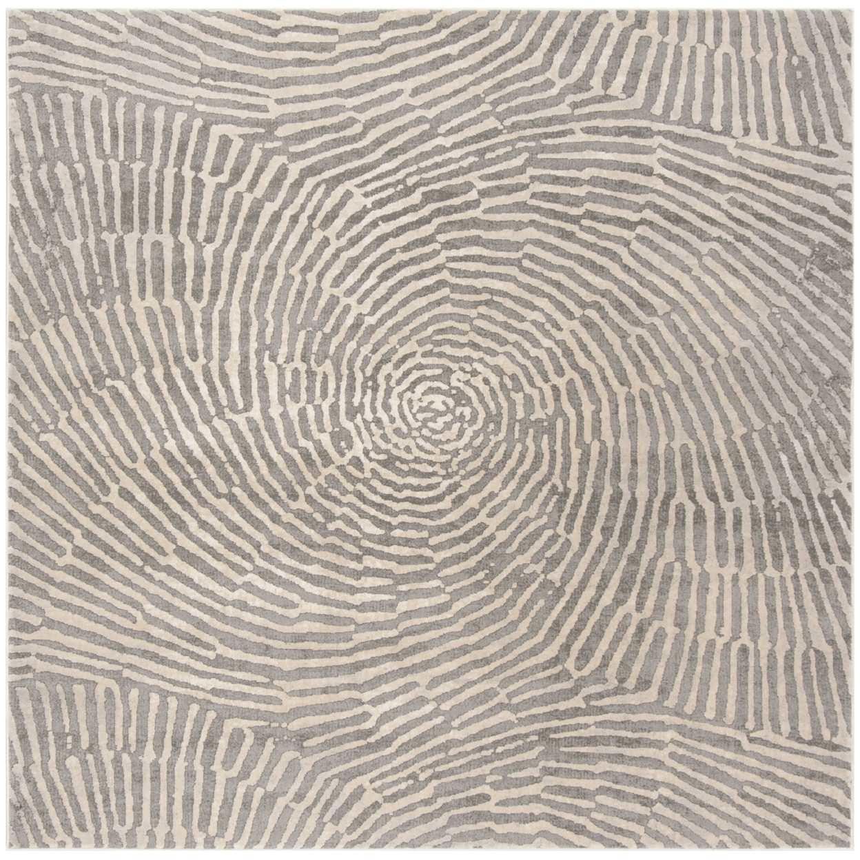 SAFAVIEH Meadow Collection MDW343E Taupe Rug - 8' Square