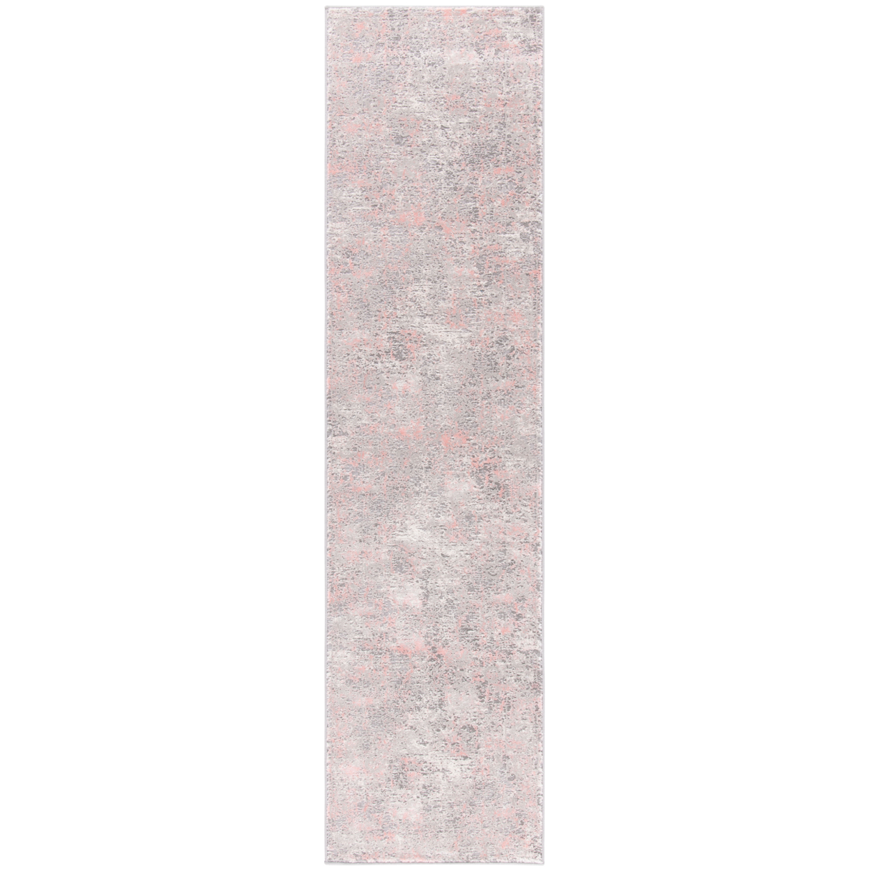 SAFAVIEH Meadow Collection MDW583H Grey / Pink Rug - 3' Square