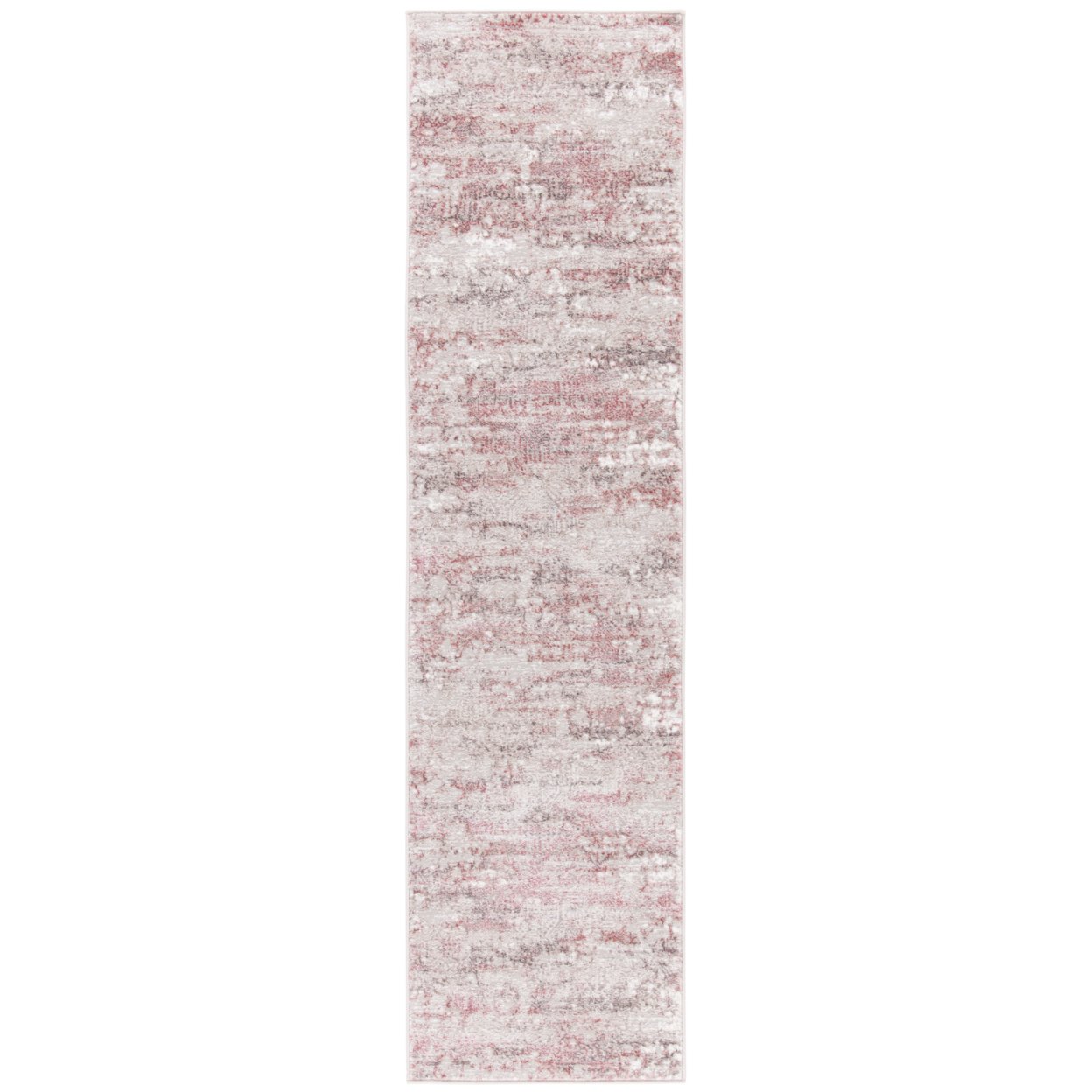 SAFAVIEH Meadow Collection MDW585B Beige / Pink Rug - 2' X 8'