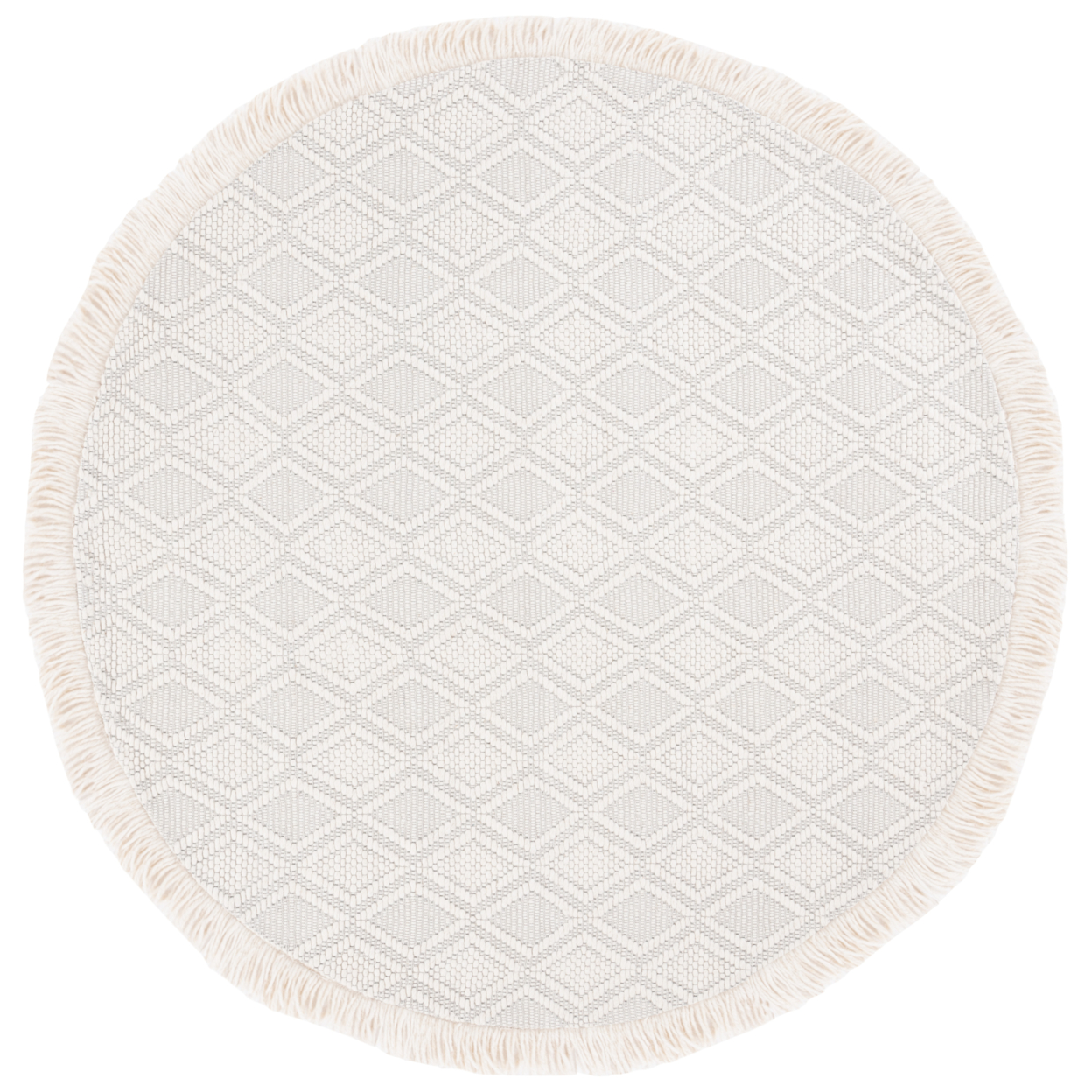 SAFAVIEH Natura Collection NAT870A Handwoven Ivory Rug - 6' Round