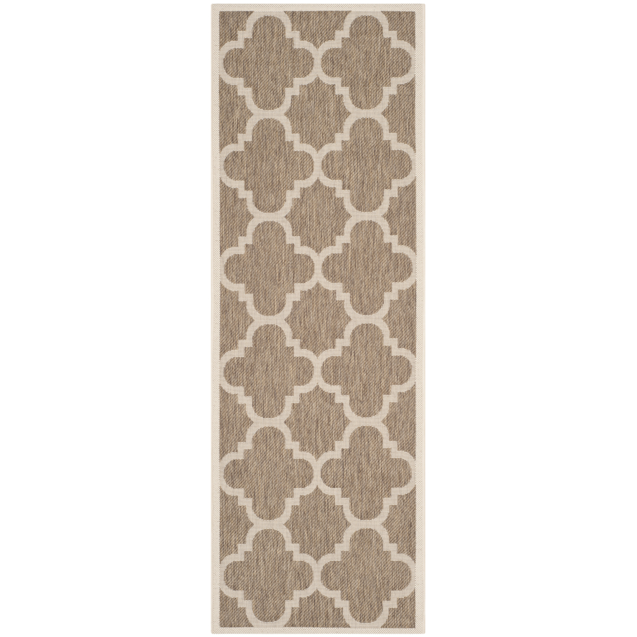 SAFAVIEH Outdoor CY6243-242 Courtyard Collection Brown Rug - 2' X 3' 7