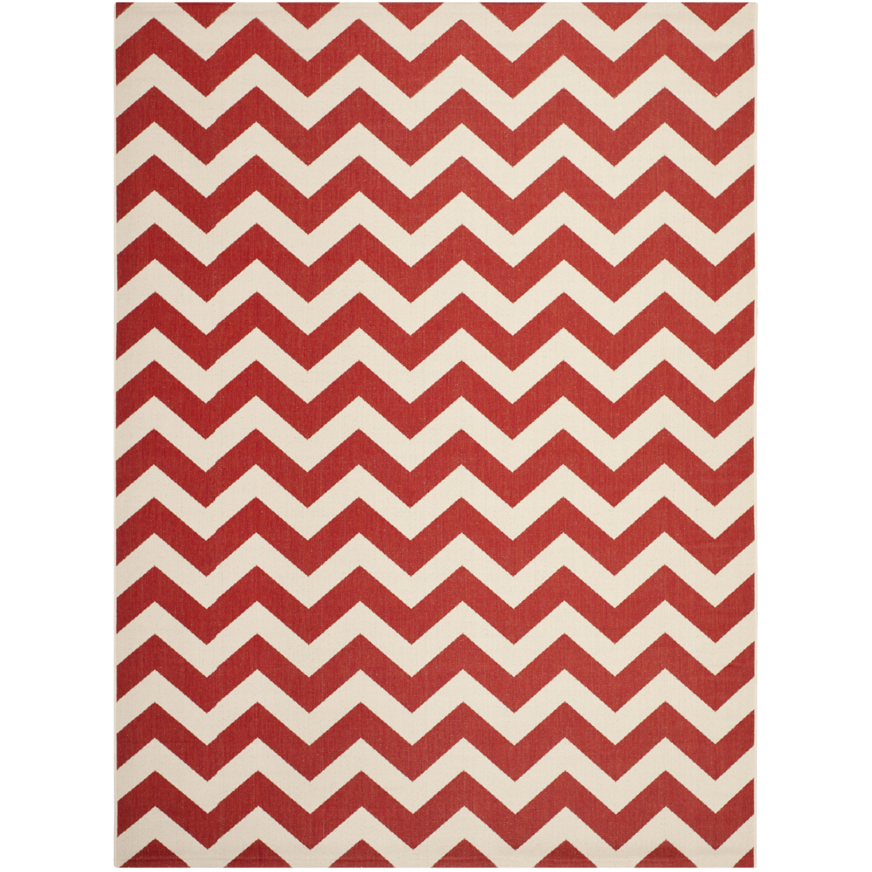 SAFAVIEH Outdoor CY6244-248 Courtyard Collection Red Rug - 9' X 12'
