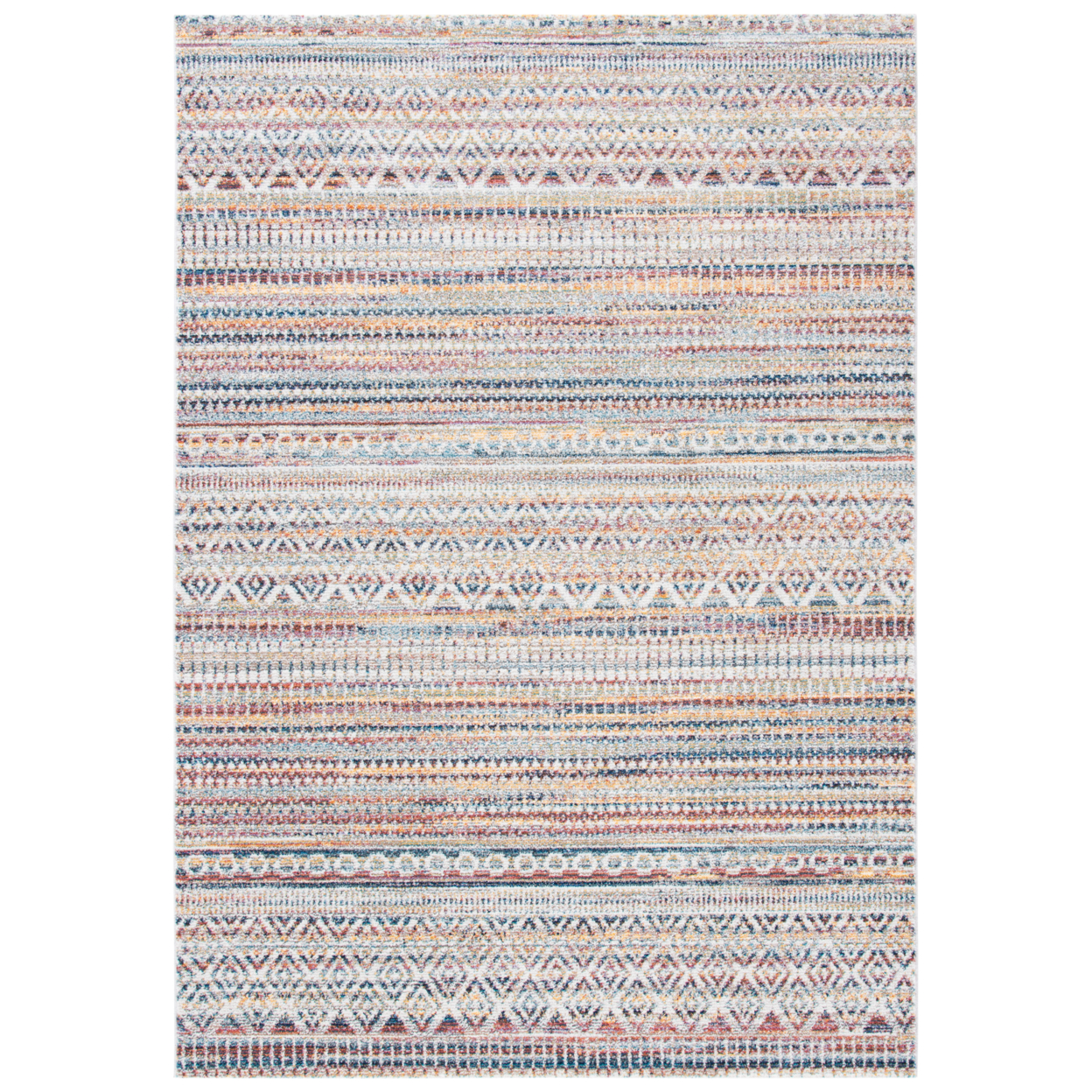 SAFAVIEH Crystal Collection CRS736P Rust / Gold Rug - 5' X 7'