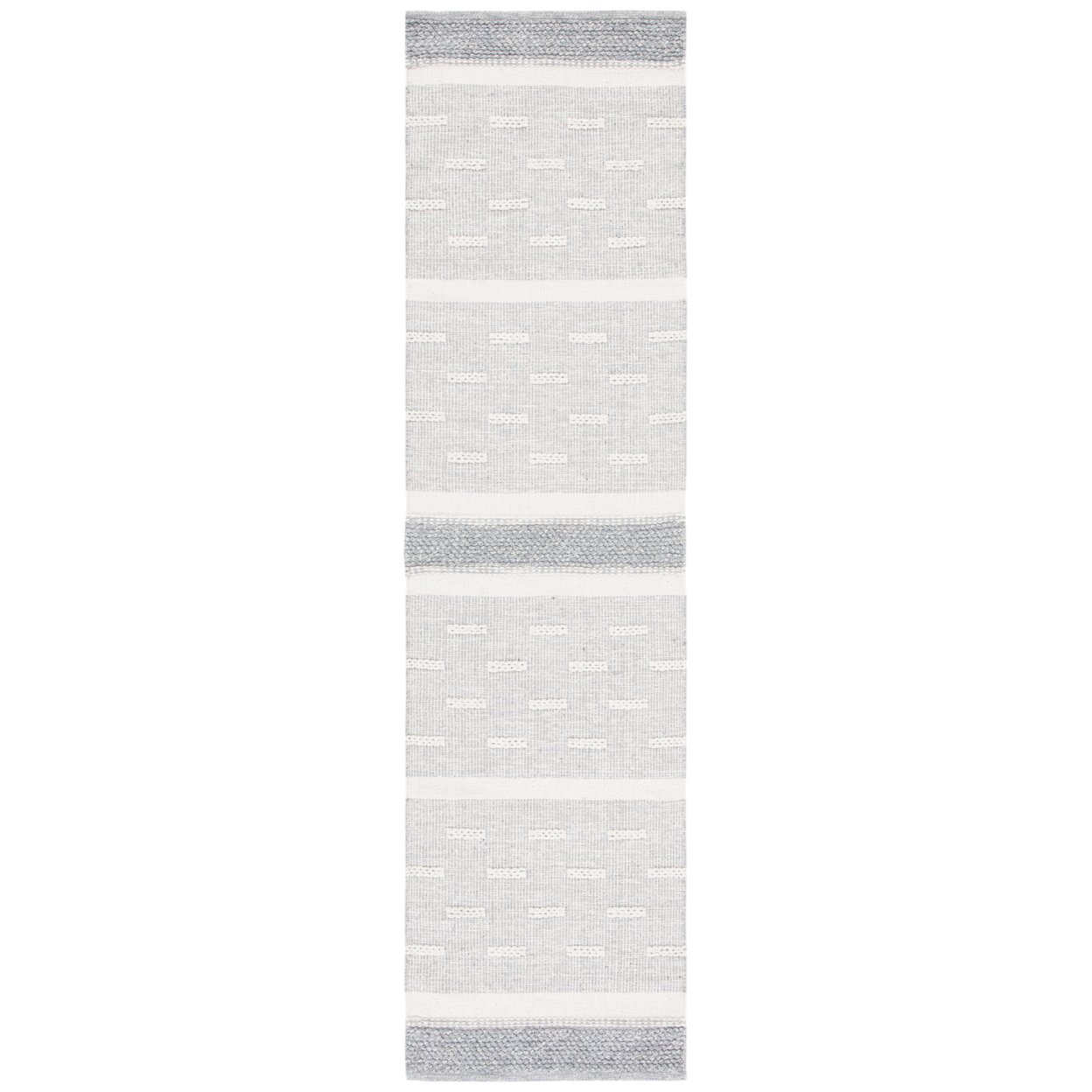 SAFAVIEH Striped Kilim STK519A Handwoven Ivory /Grey Rug - 8 X 10