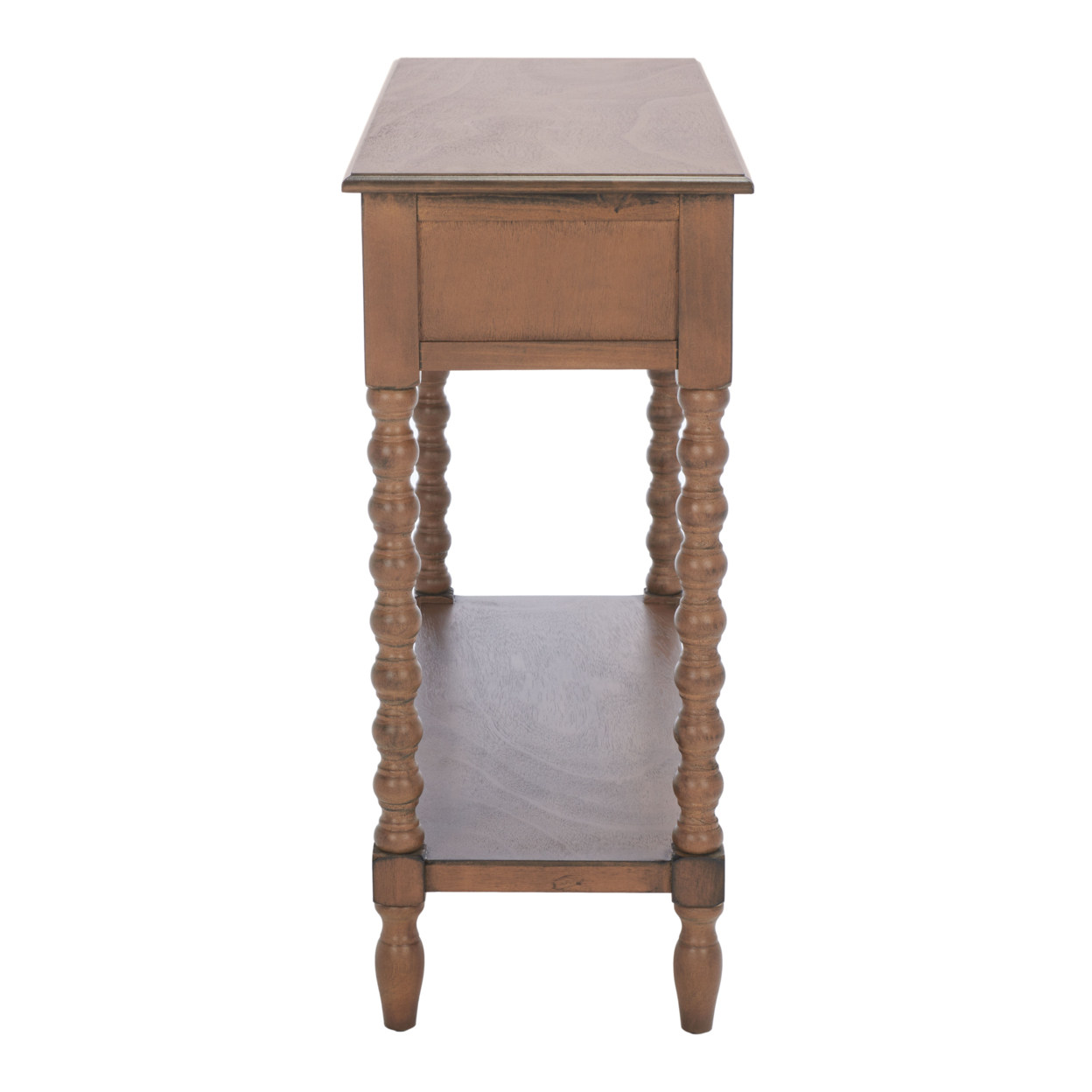 SAFAVIEH Athena 2-Drawer Console Table Brown
