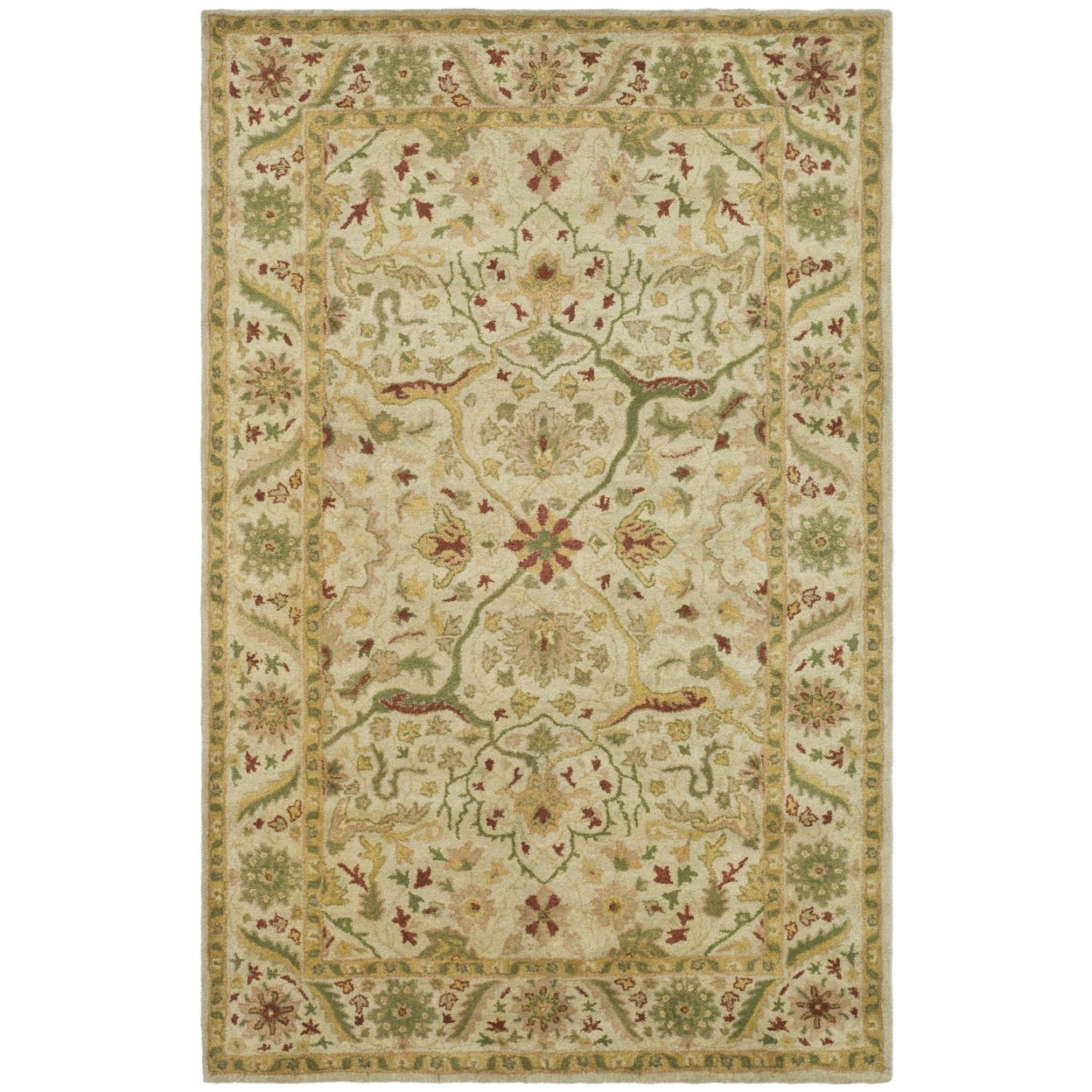 SAFAVIEH AT14A Antiquity Ivory - 4' 6 X 6' 6 Oval
