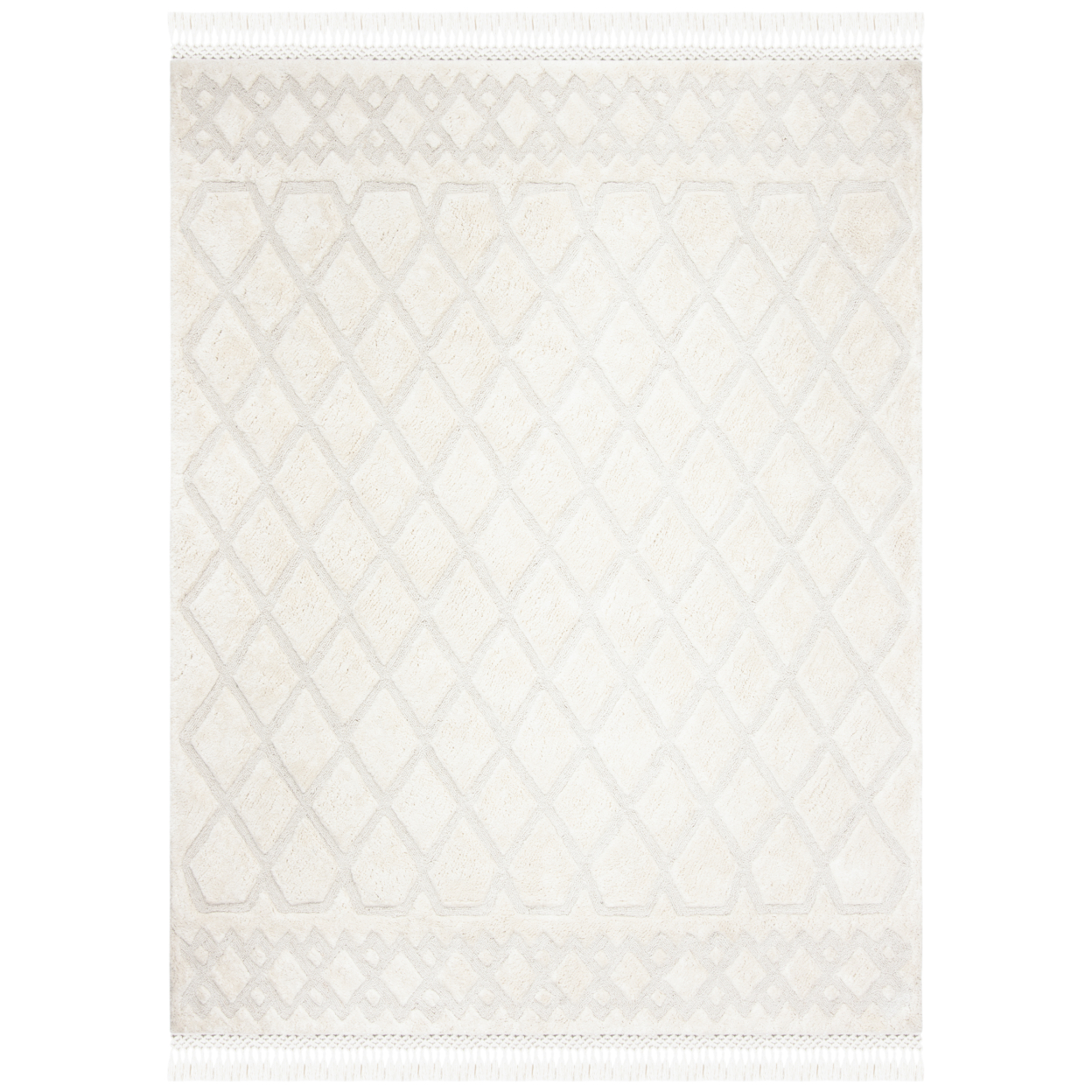 SAFAVIEH Casablanca Collection CSB651A Ivory Rug - 7' Square