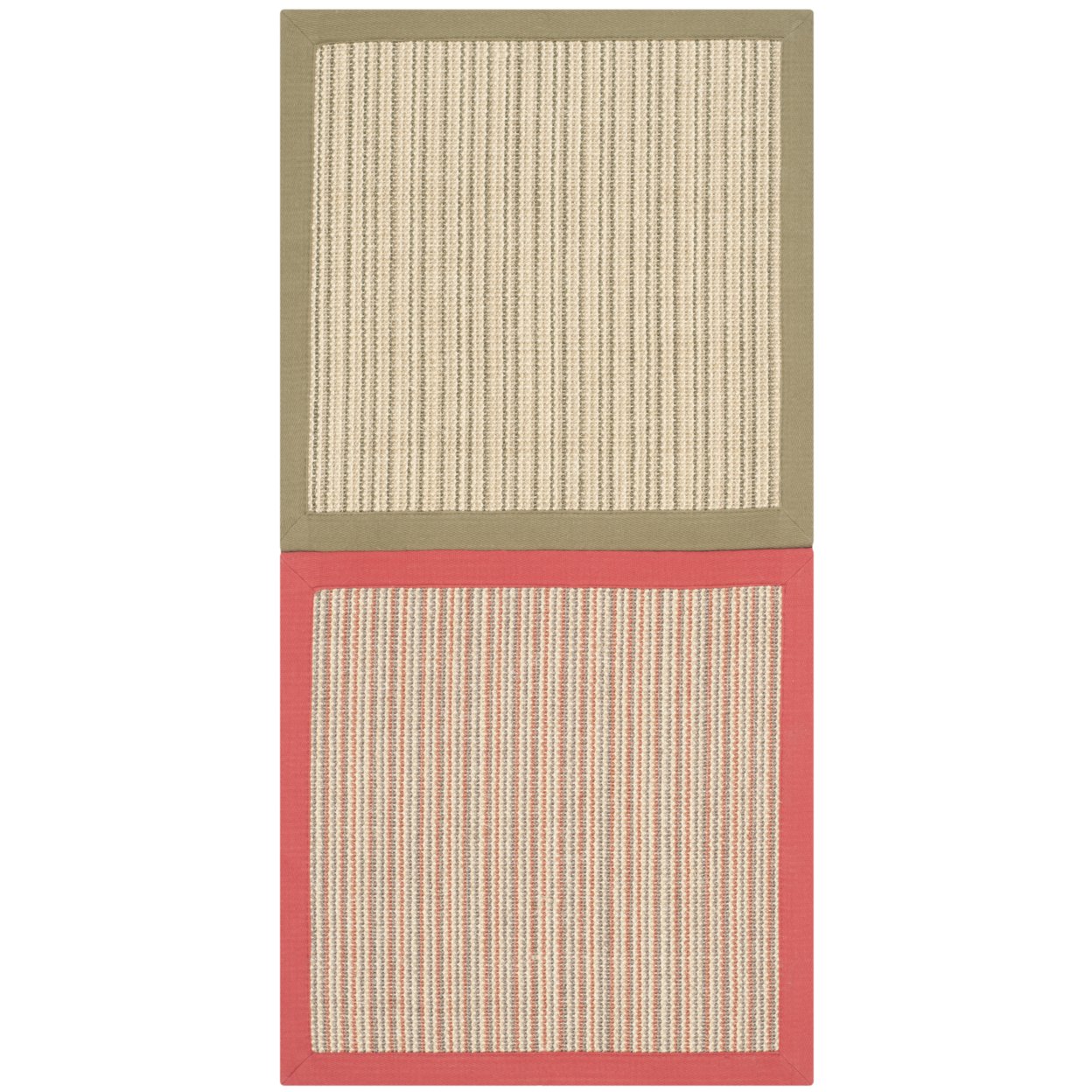 SAFAVIEH Natural Fiber Collection NF442AB Assorted Rug - 2' X 4'