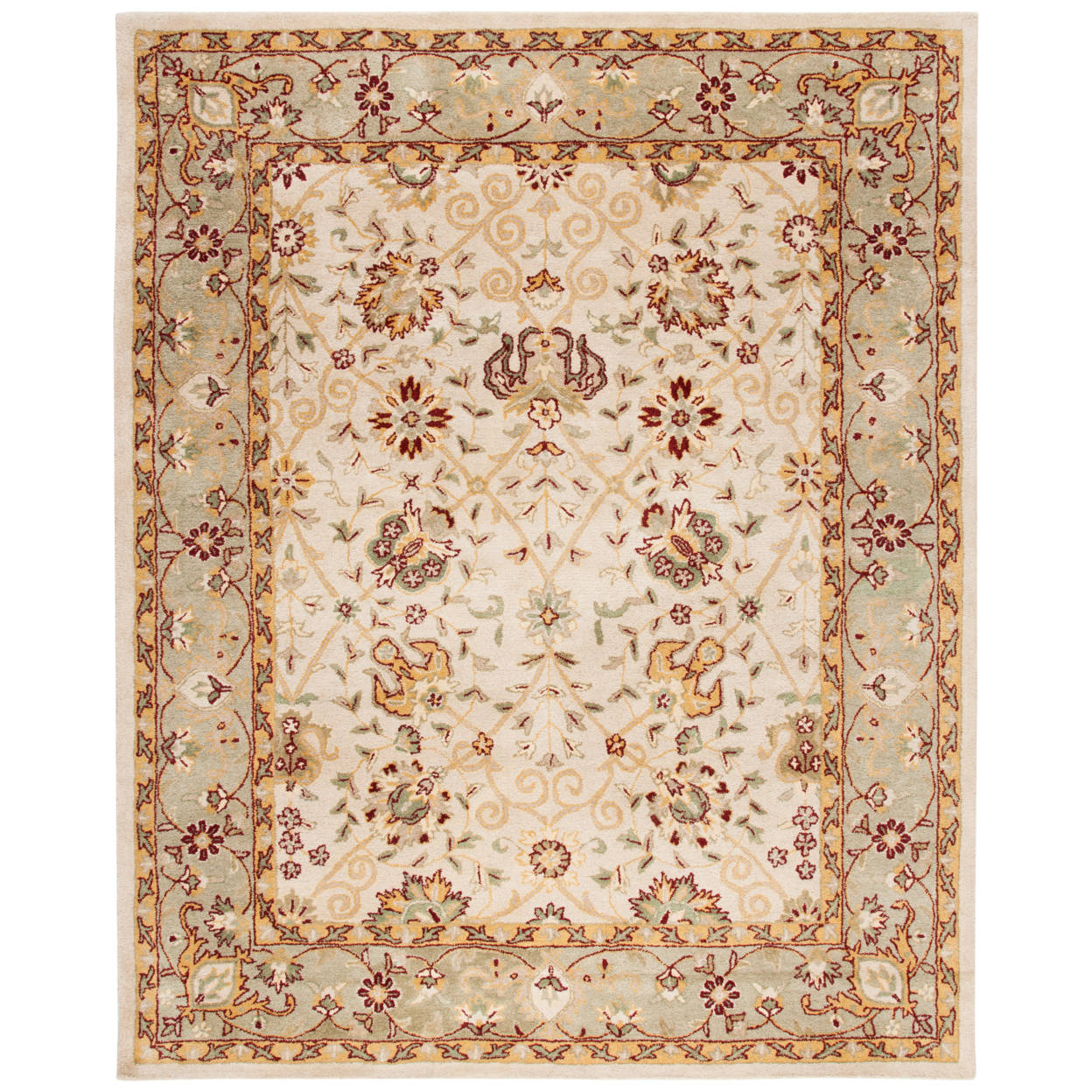 SAFAVIEH Antiquity Collection AT21F Handmade Ivory Rug - 2' X 3'