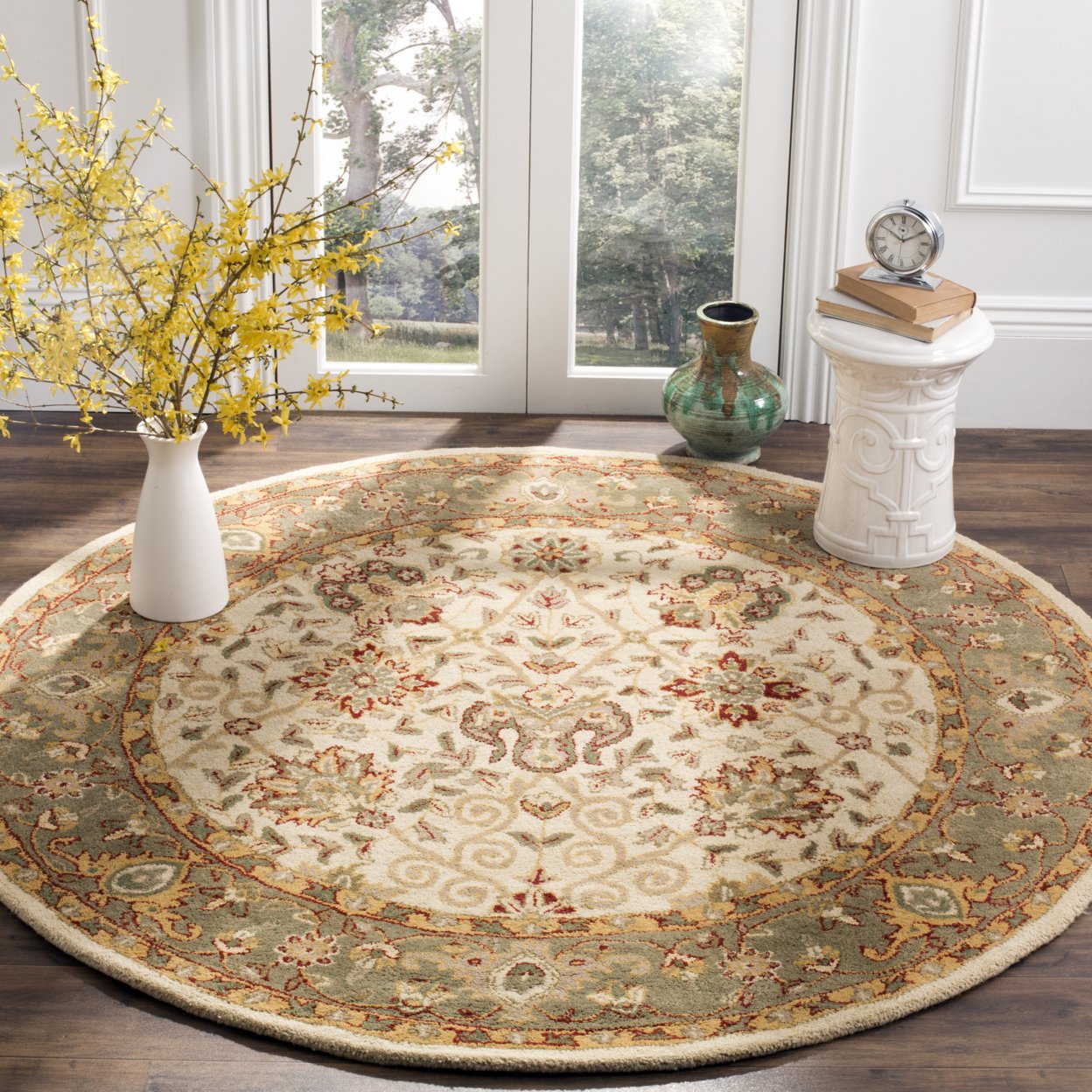 SAFAVIEH Antiquity Collection AT21F Handmade Ivory Rug - 2' 3 X 12'
