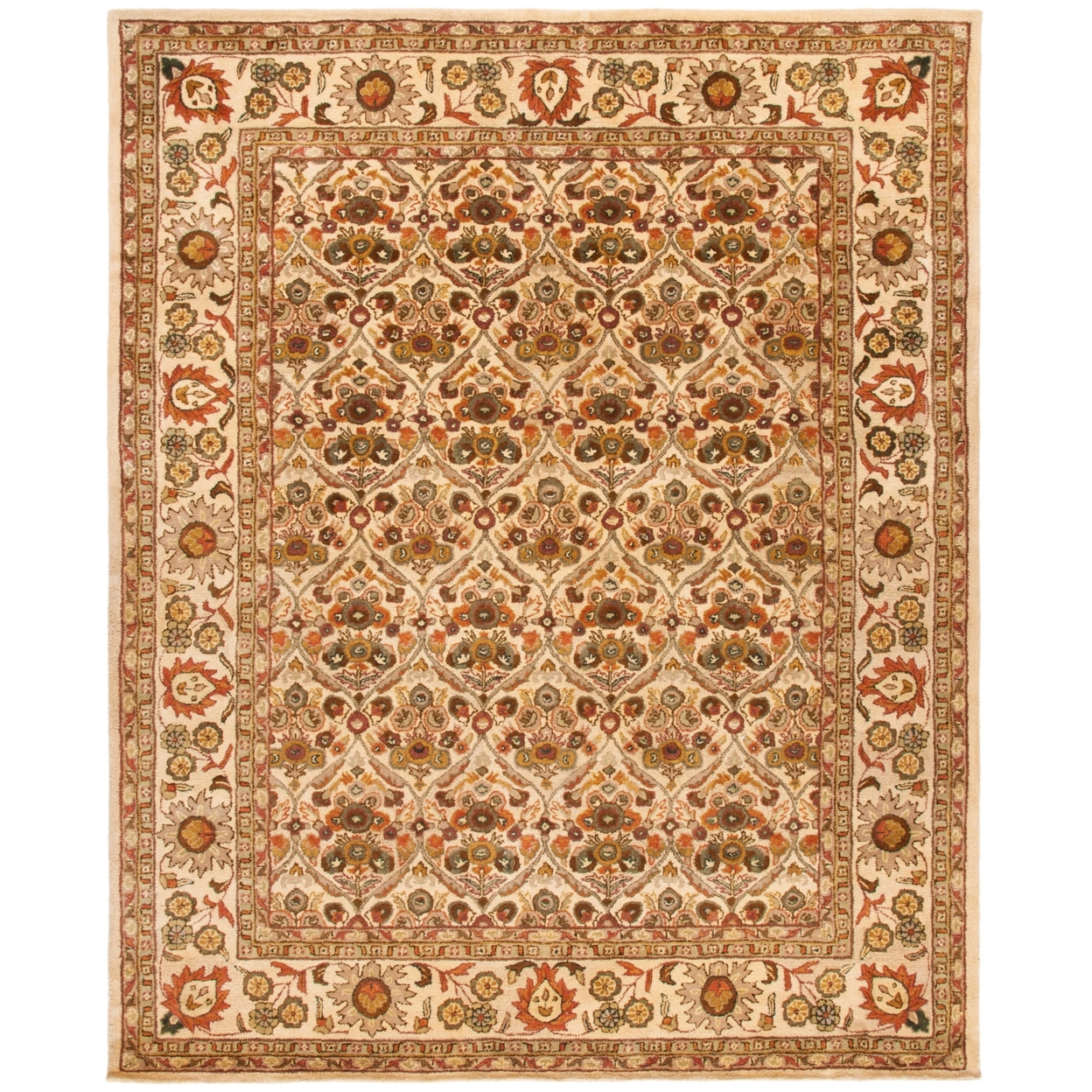 SAFAVIEH Antiquity Collection AT51C Handmade Gold Rug - 2' X 3'