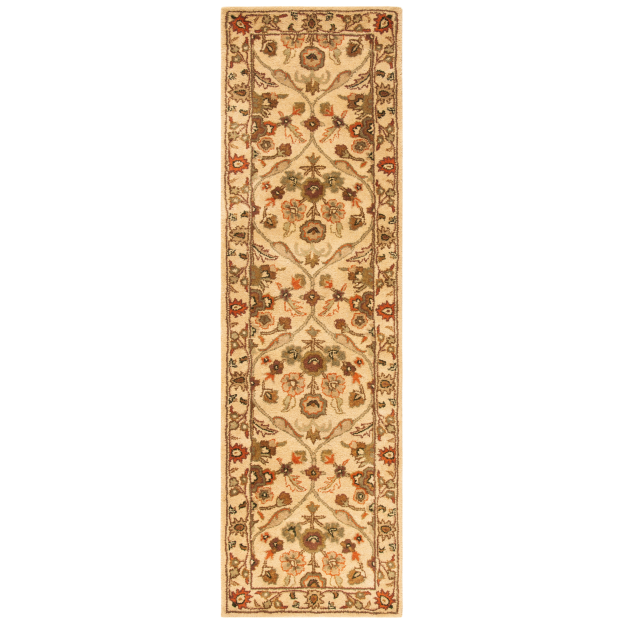 SAFAVIEH Antiquity Collection AT51C Handmade Gold Rug - 2' 3 X 4'