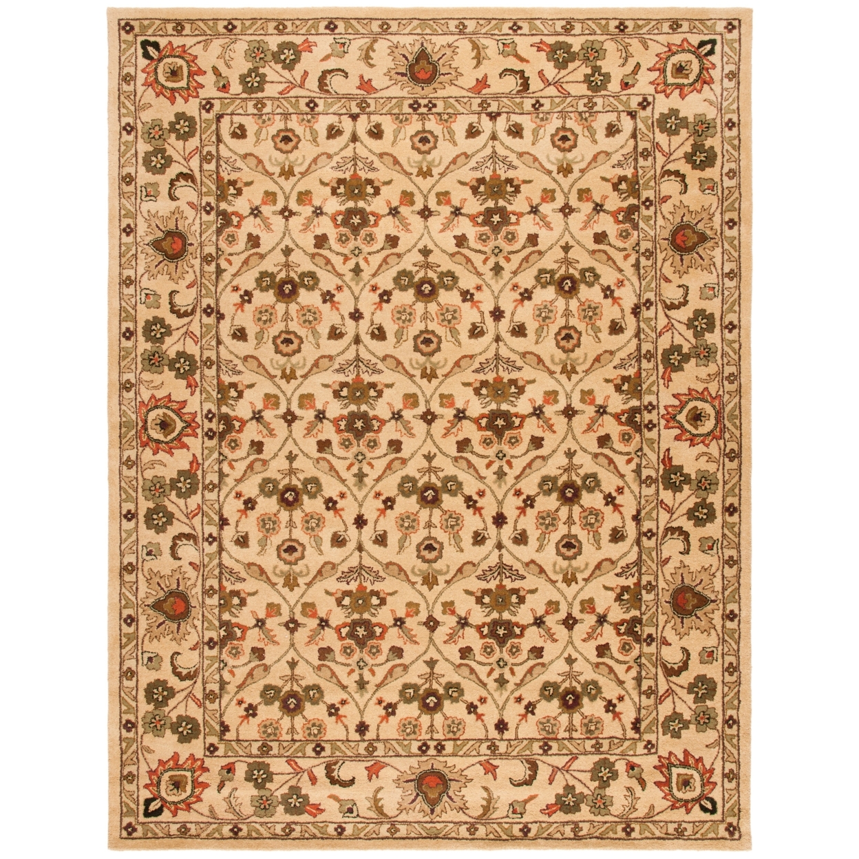 SAFAVIEH Antiquity Collection AT51C Handmade Gold Rug - 8' 3 X 11'