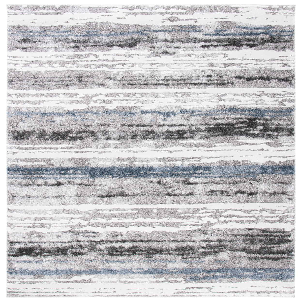 SAFAVIEH Century Collection CTY322G Grey / Blue Rug - 6' 7 Square