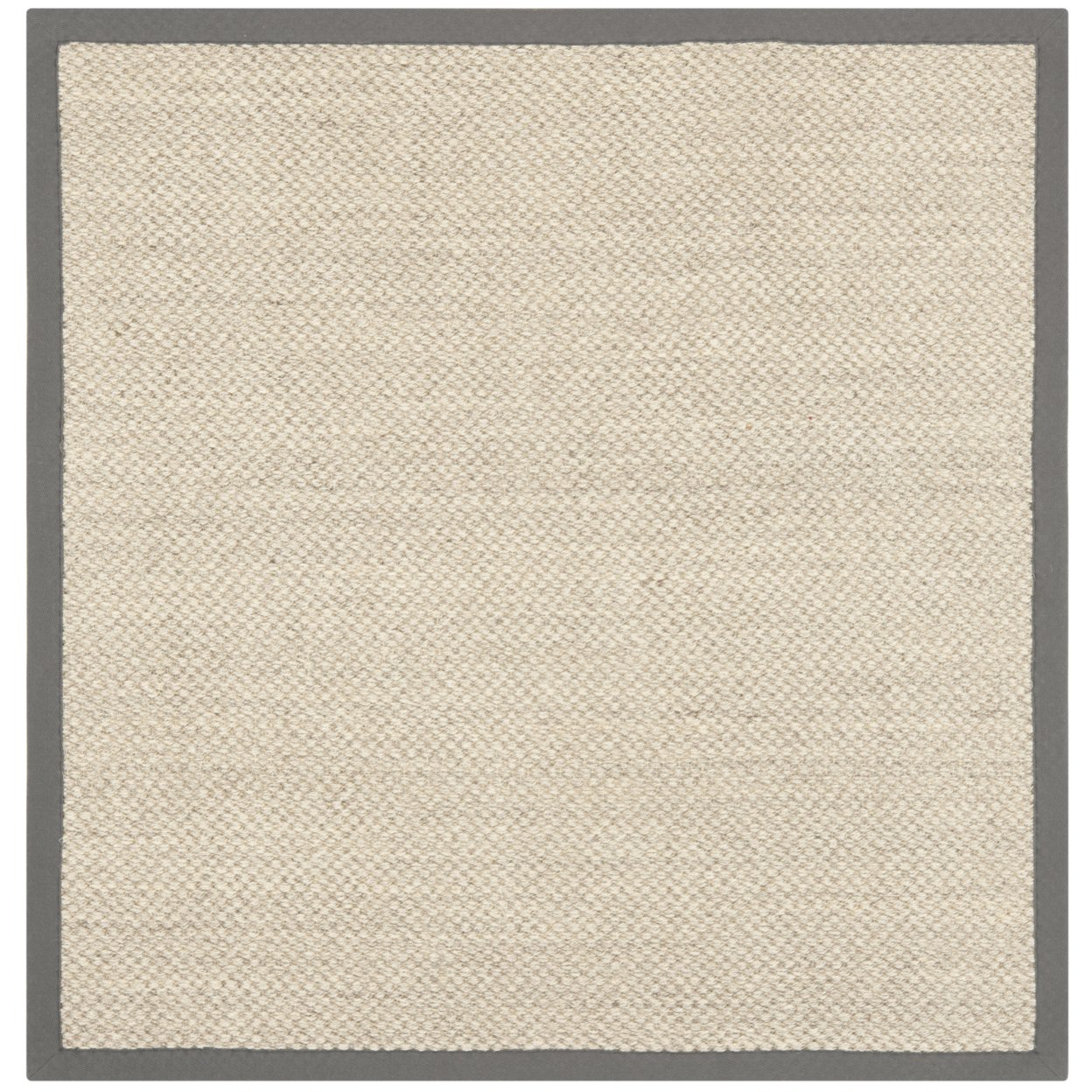 SAFAVIEH Natural Fiber Collection NF443B Marble/Grey Rug - 10' Square