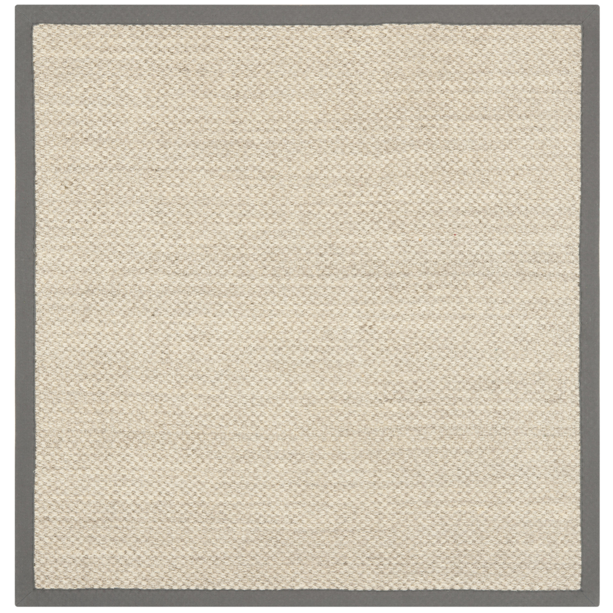SAFAVIEH Natural Fiber Collection NF443B Marble/Grey Rug - 4' Square