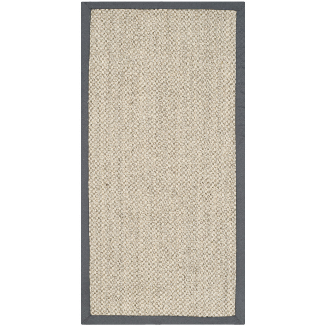 SAFAVIEH Natural Fiber Collection NF443B Marble/Grey Rug - 2' 6 X 4'