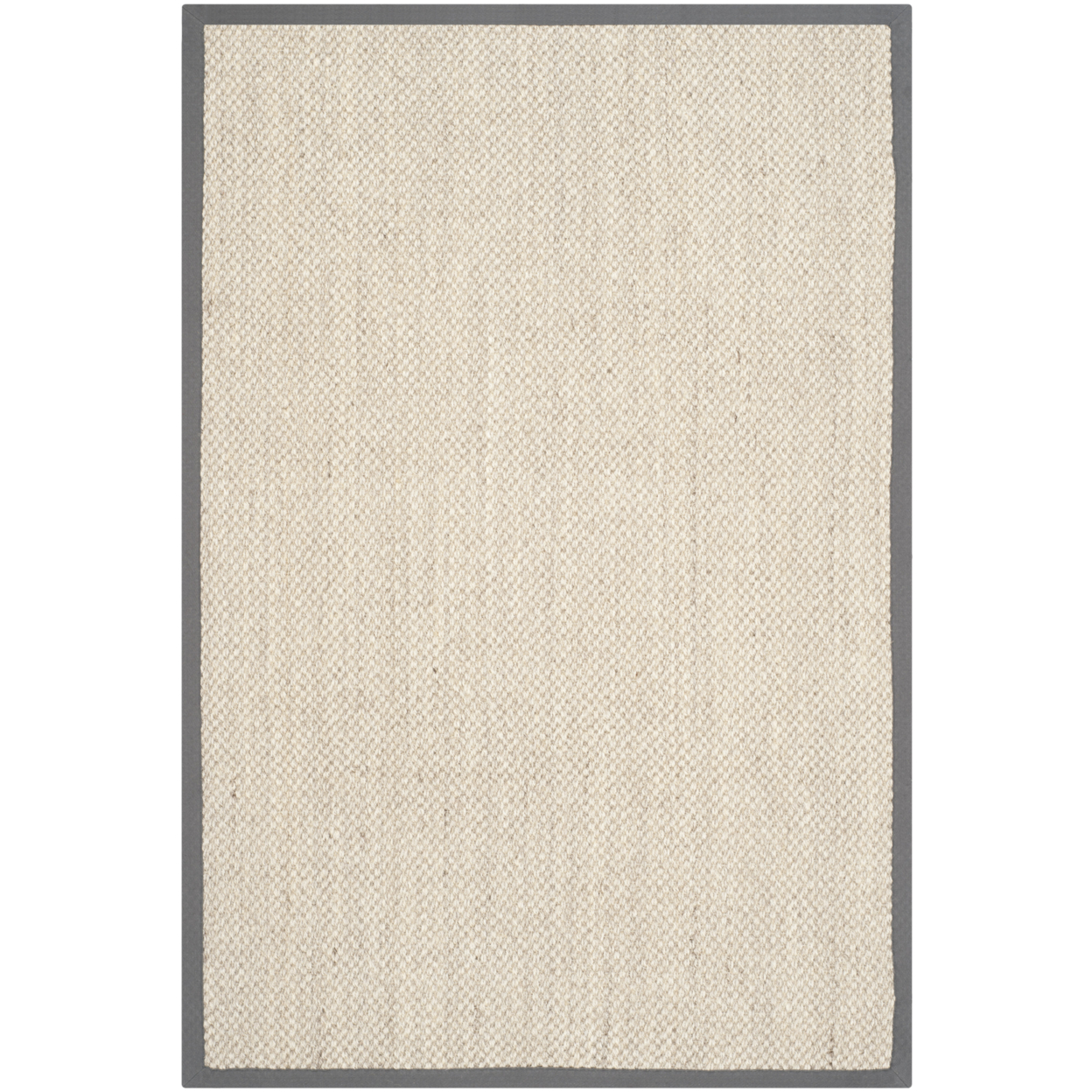 SAFAVIEH Natural Fiber Collection NF443B Marble/Grey Rug - 3' X 5'