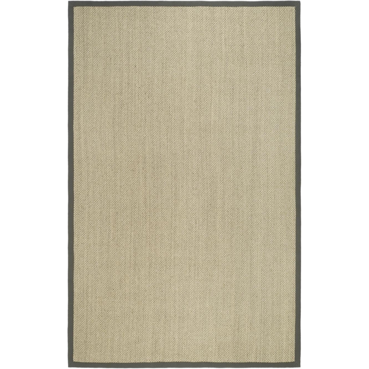 SAFAVIEH Natural Fiber Collection NF443B Marble/Grey Rug - 6' X 9'