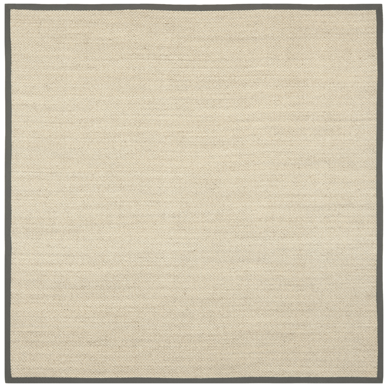SAFAVIEH Natural Fiber Collection NF443B Marble/Grey Rug - 8' Square