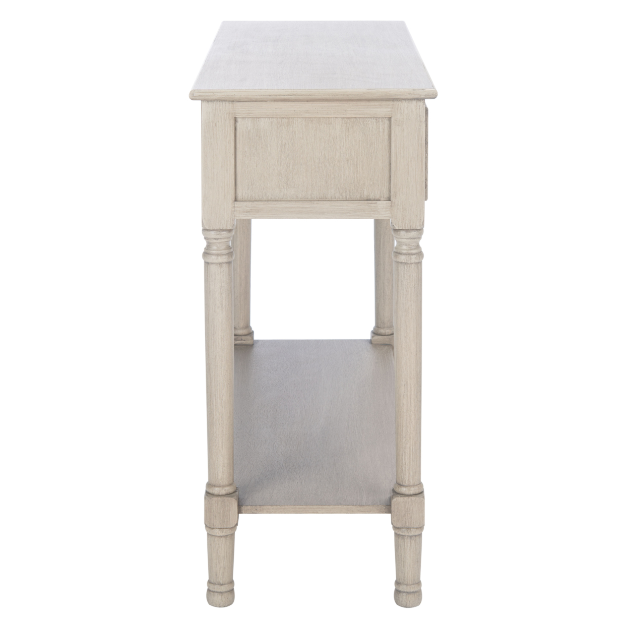 SAFAVIEH Haines 2-Drawer Console Table Greige