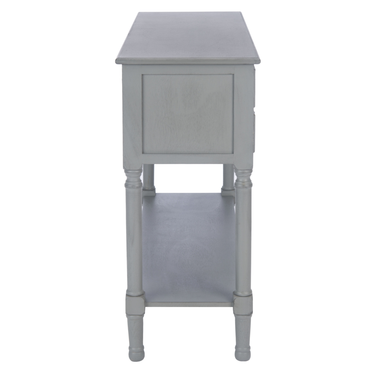 SAFAVIEH Haines 4-Drawer Console Table Distressed / Grey