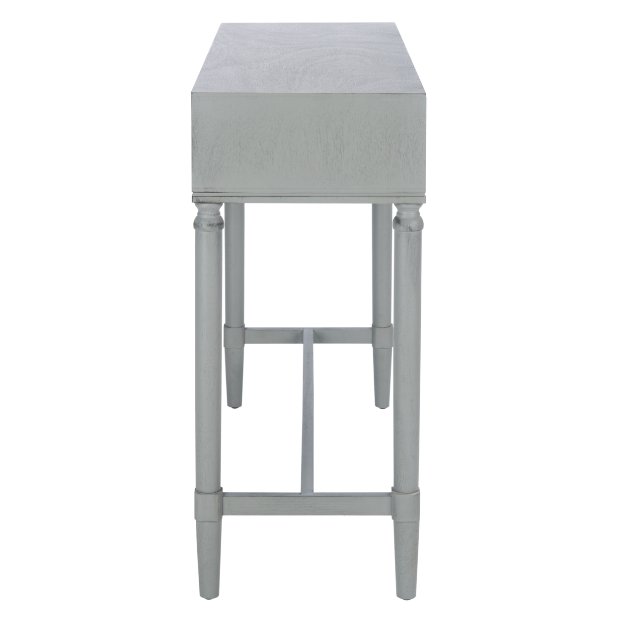 SAFAVIEH Aliyah 2-Drawer Console Table Distressed / Grey