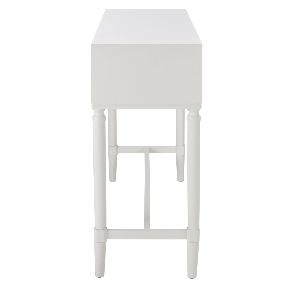 SAFAVIEH Aliyah 4-Drawer Console Table Distressed White