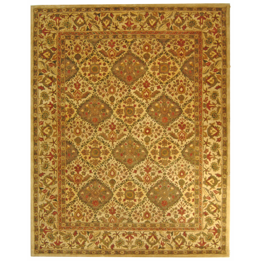 SAFAVIEH Antiquity Collection AT57D Handmade Beige Rug - 8' 3 X 11'