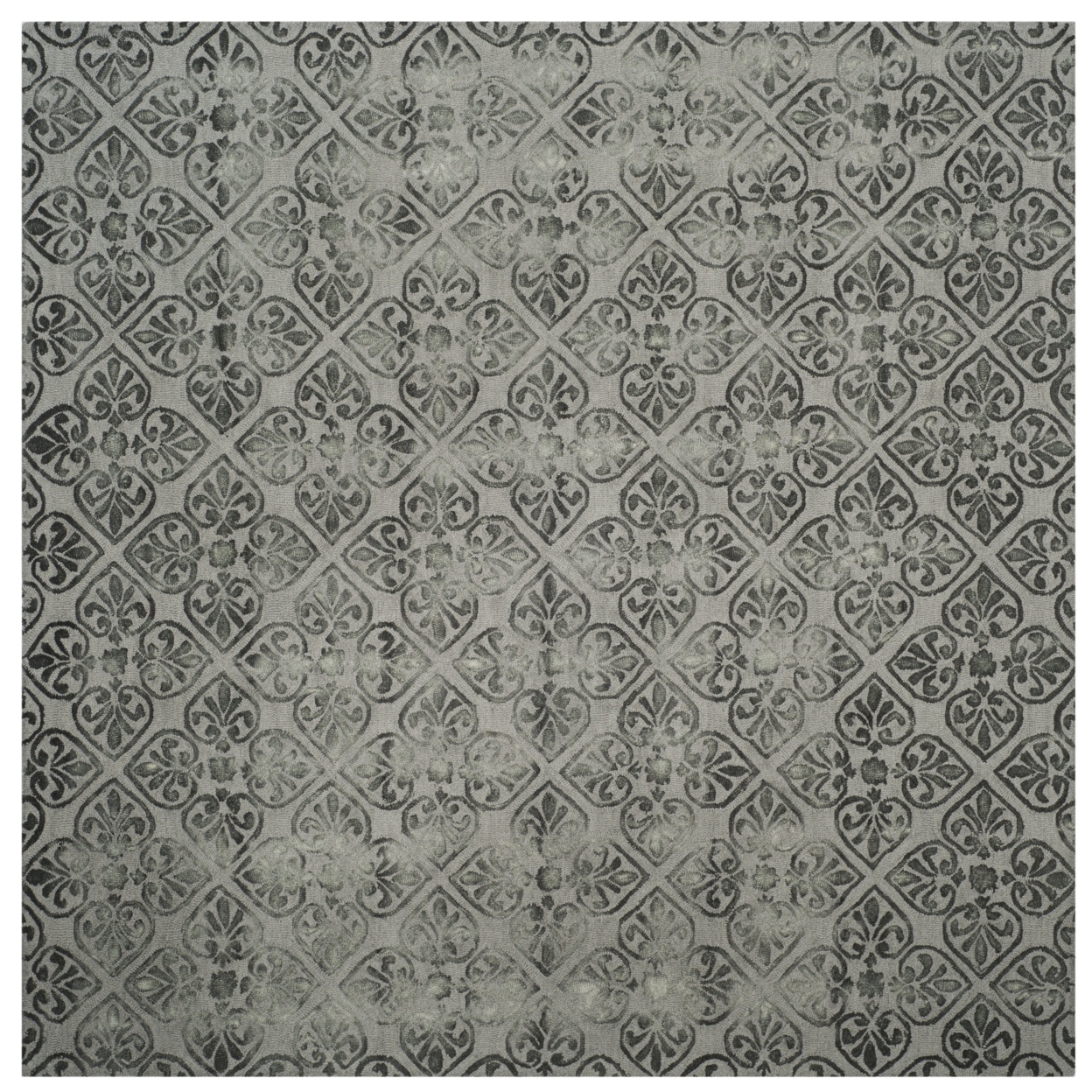 SAFAVIEH Dip Dye Collection DDY101A Handmade Grey Rug - 7' Square