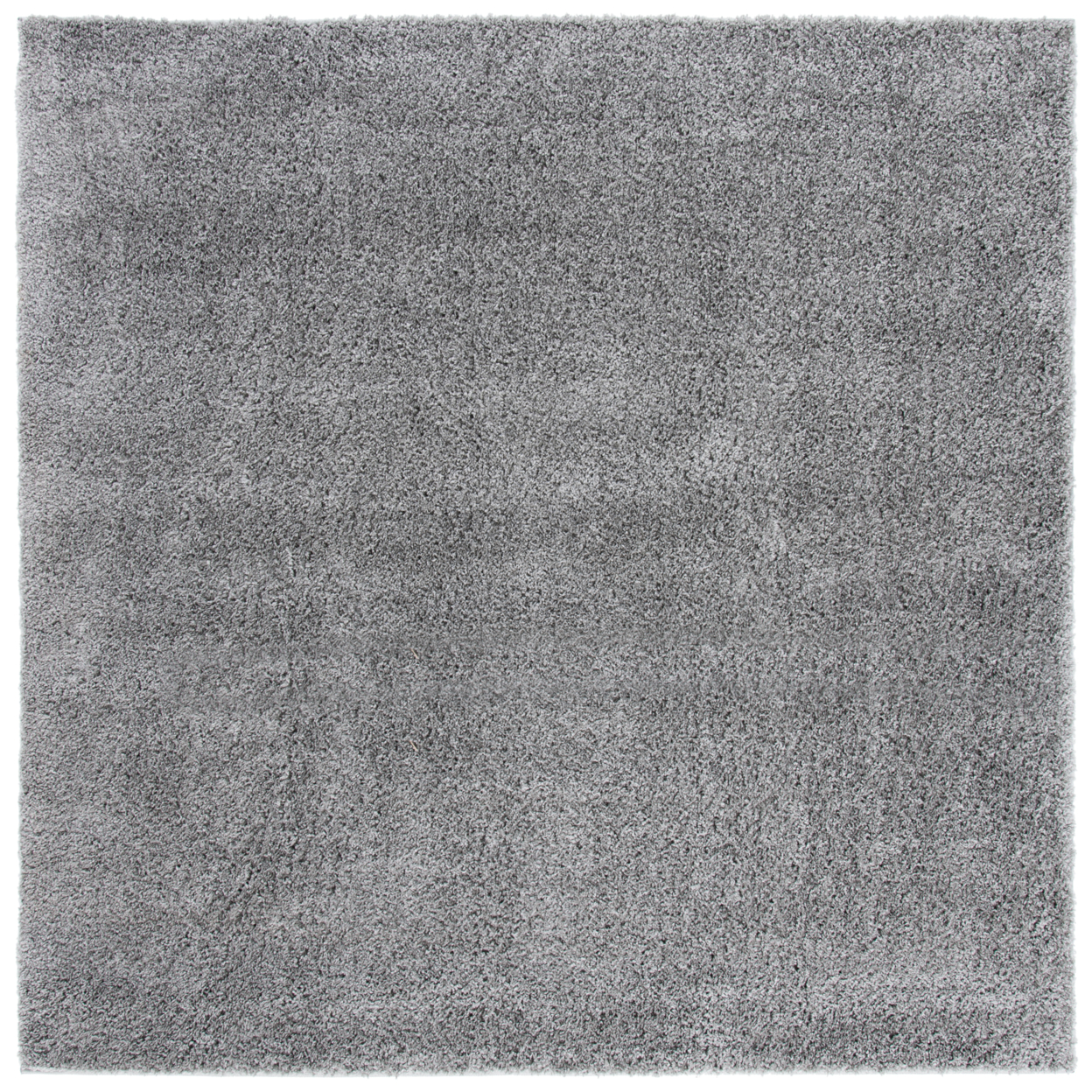SAFAVIEH August Shag Collection AUG522G Grey Rug - 6' 7 Square