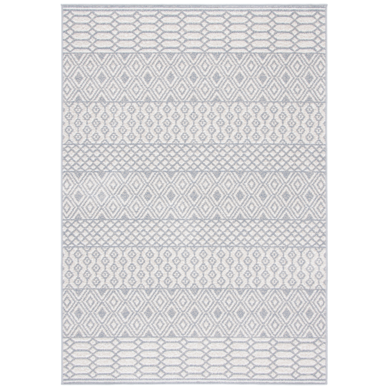 SAFAVIEH Belmont Collection BMT132A Ivory / Grey Rug - 5-5 X 7-7