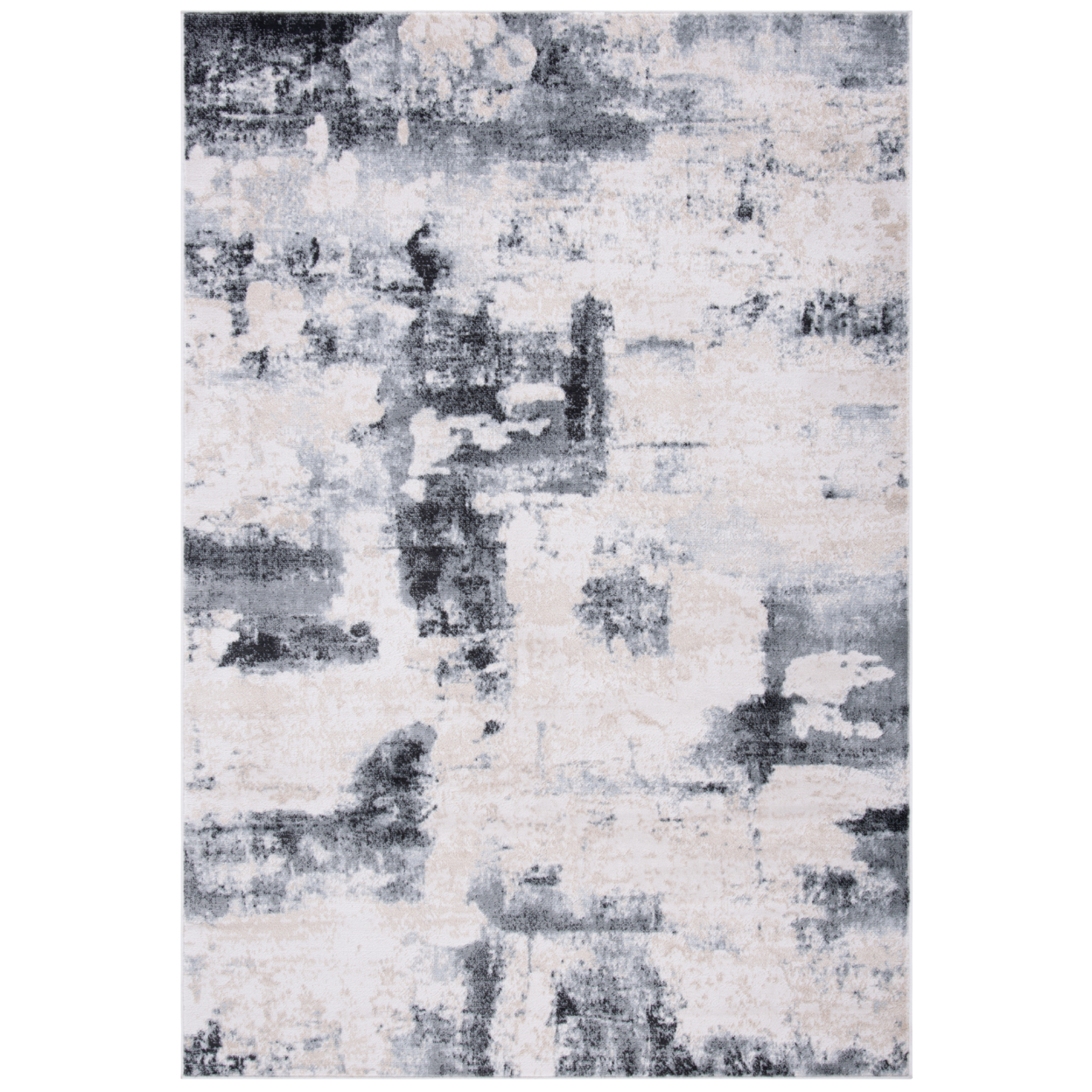 SAFAVIEH Lagoon Collection LGN208A Ivory / Charcoal Rug - 9 X 12