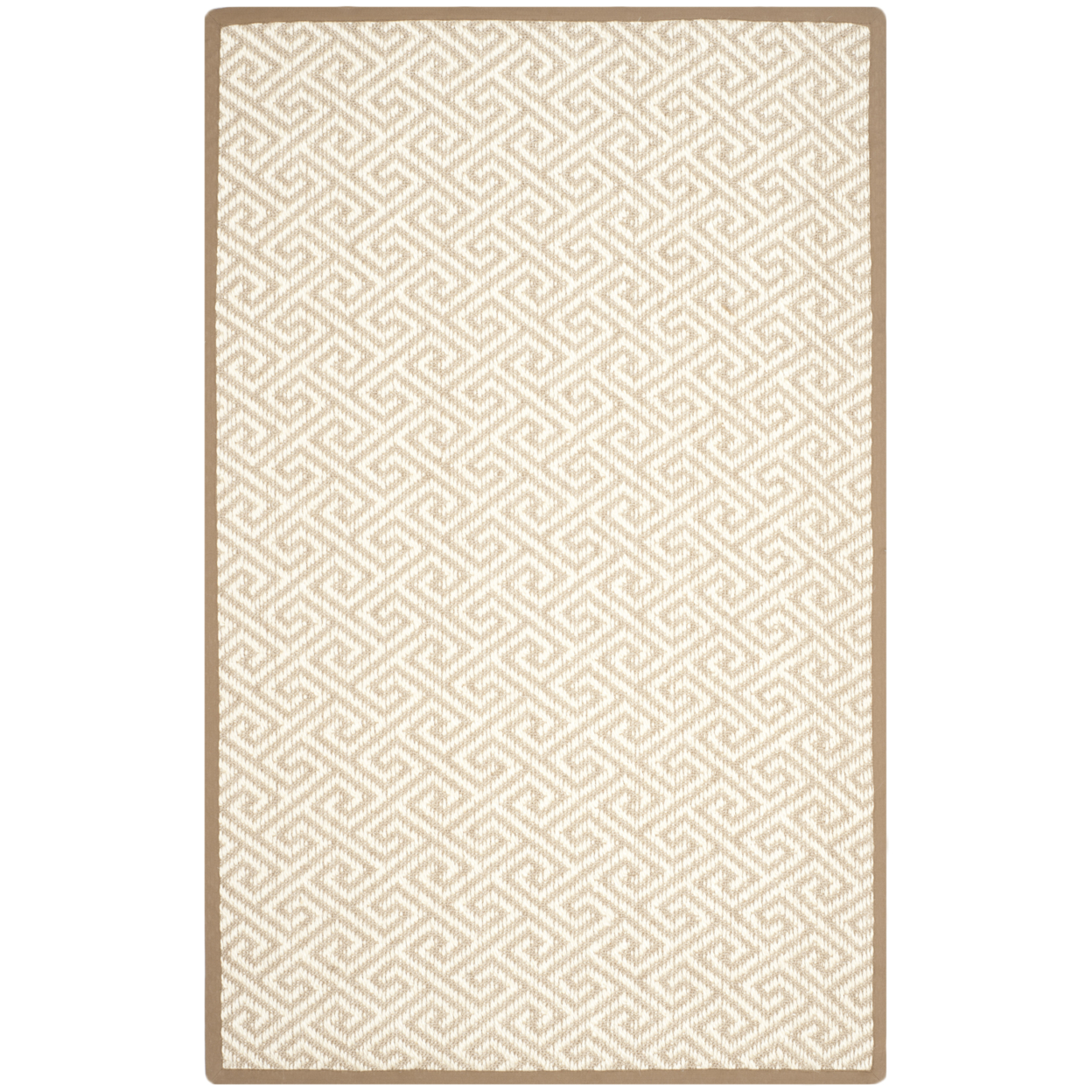 SAFAVIEH Natural Fiber Collection NF462A Natural Rug - 6' Square