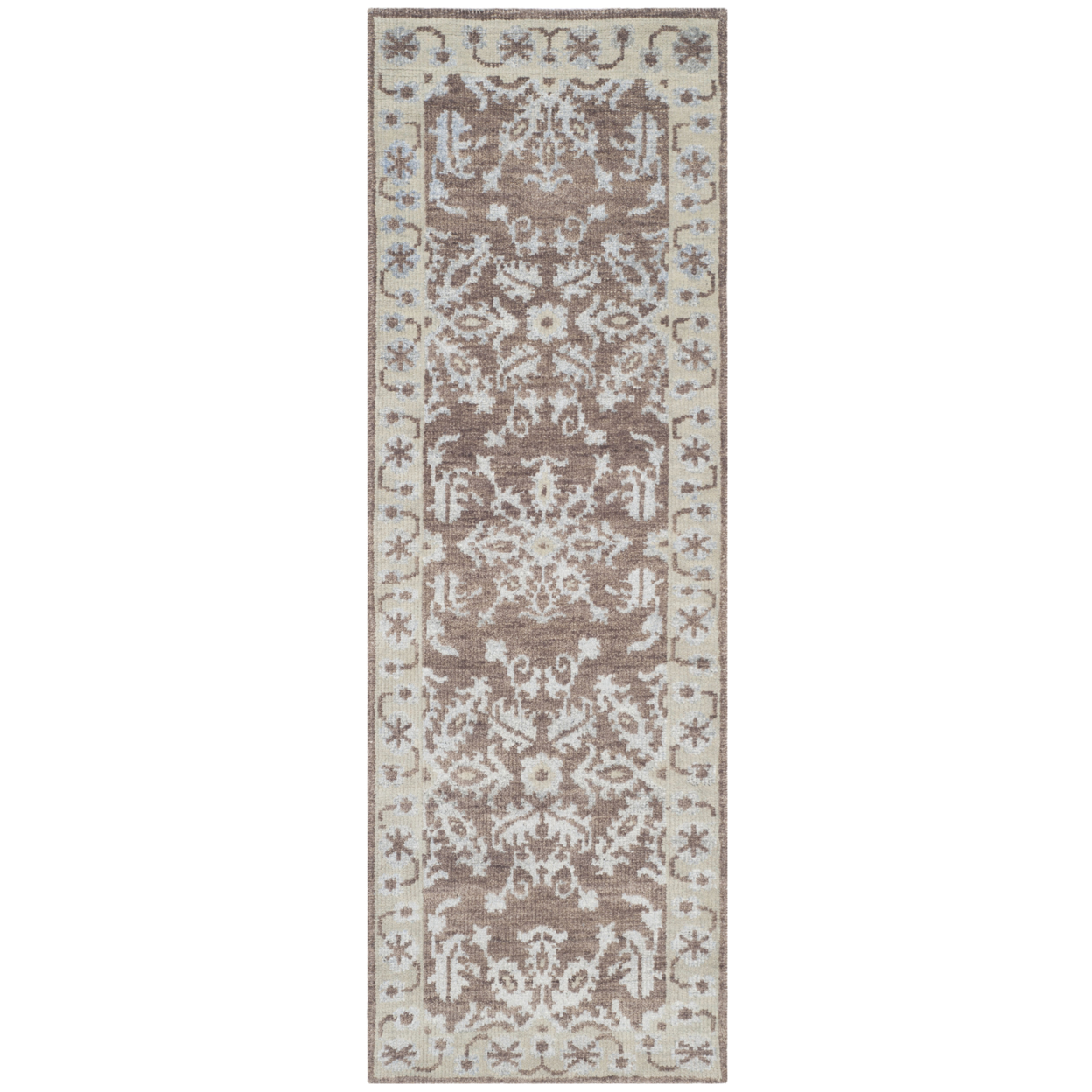 SAFAVIEH Stone Wash STW216A Hand-knotted Charcoal Rug - 8' X 10'