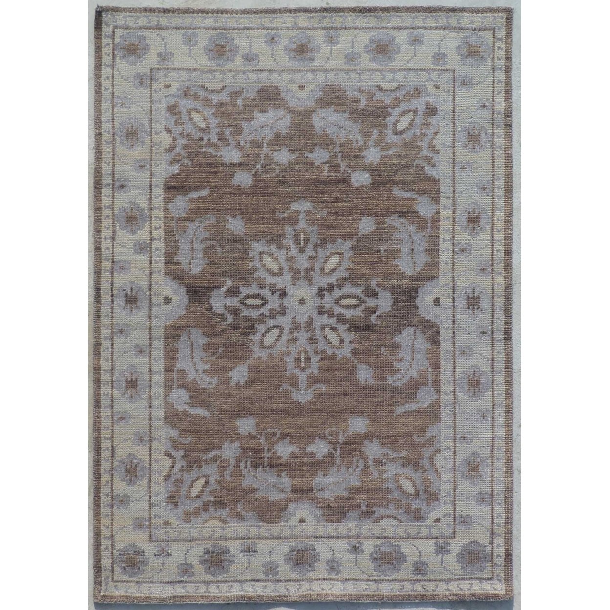 SAFAVIEH Stone Wash STW216A Hand-knotted Charcoal Rug - 4' X 6'