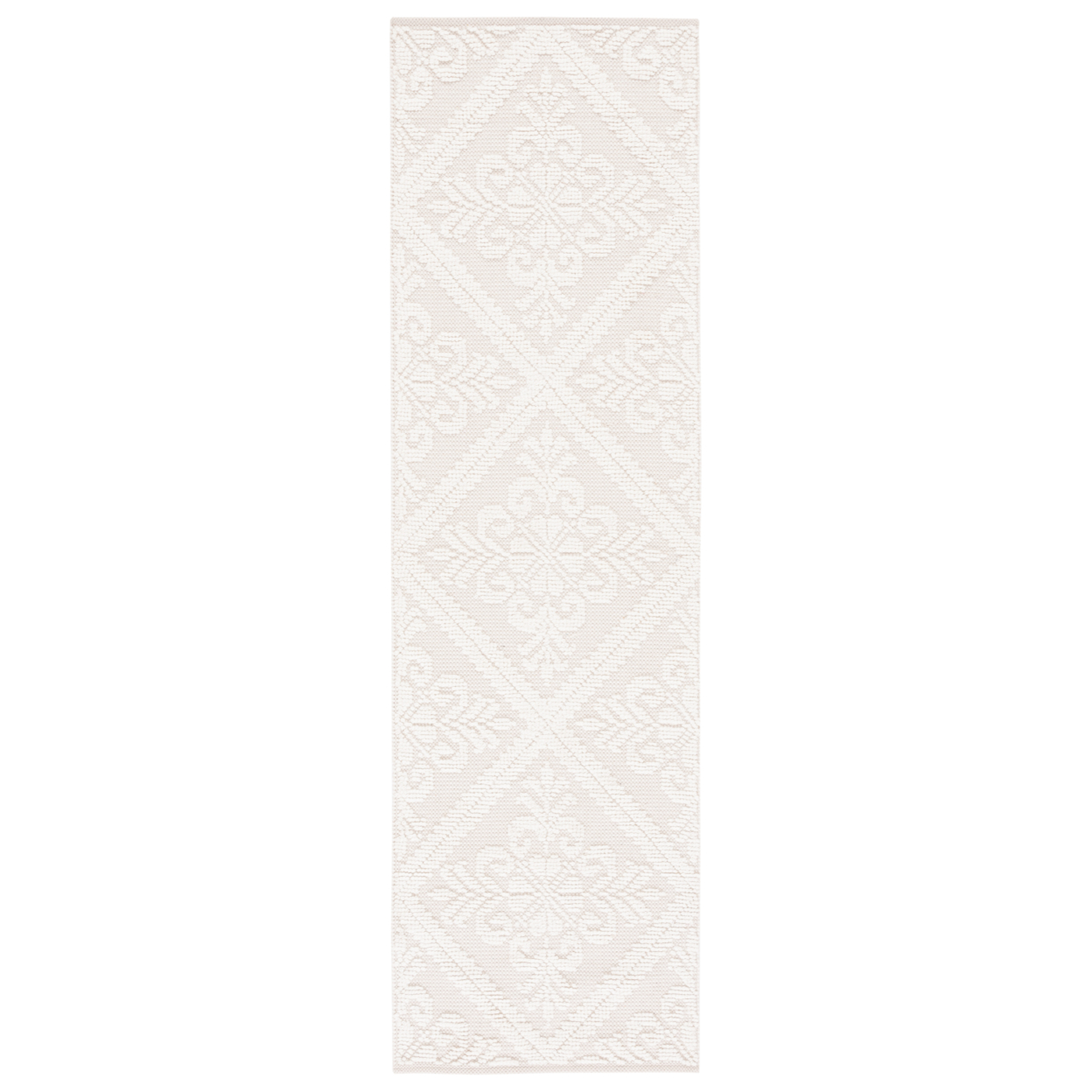 SAFAVIEH Vermont Collection VRM101A Handwoven Ivory Rug - 6 X 6 Square