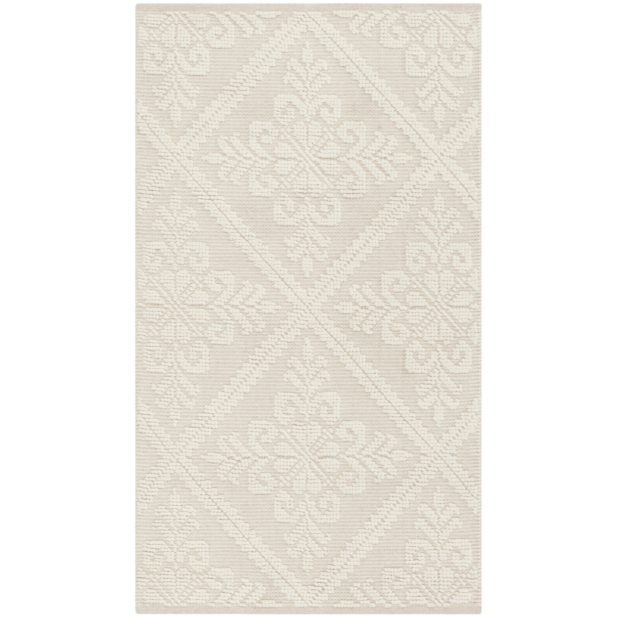 SAFAVIEH Vermont Collection VRM101A Handwoven Ivory Rug - 3 X 5