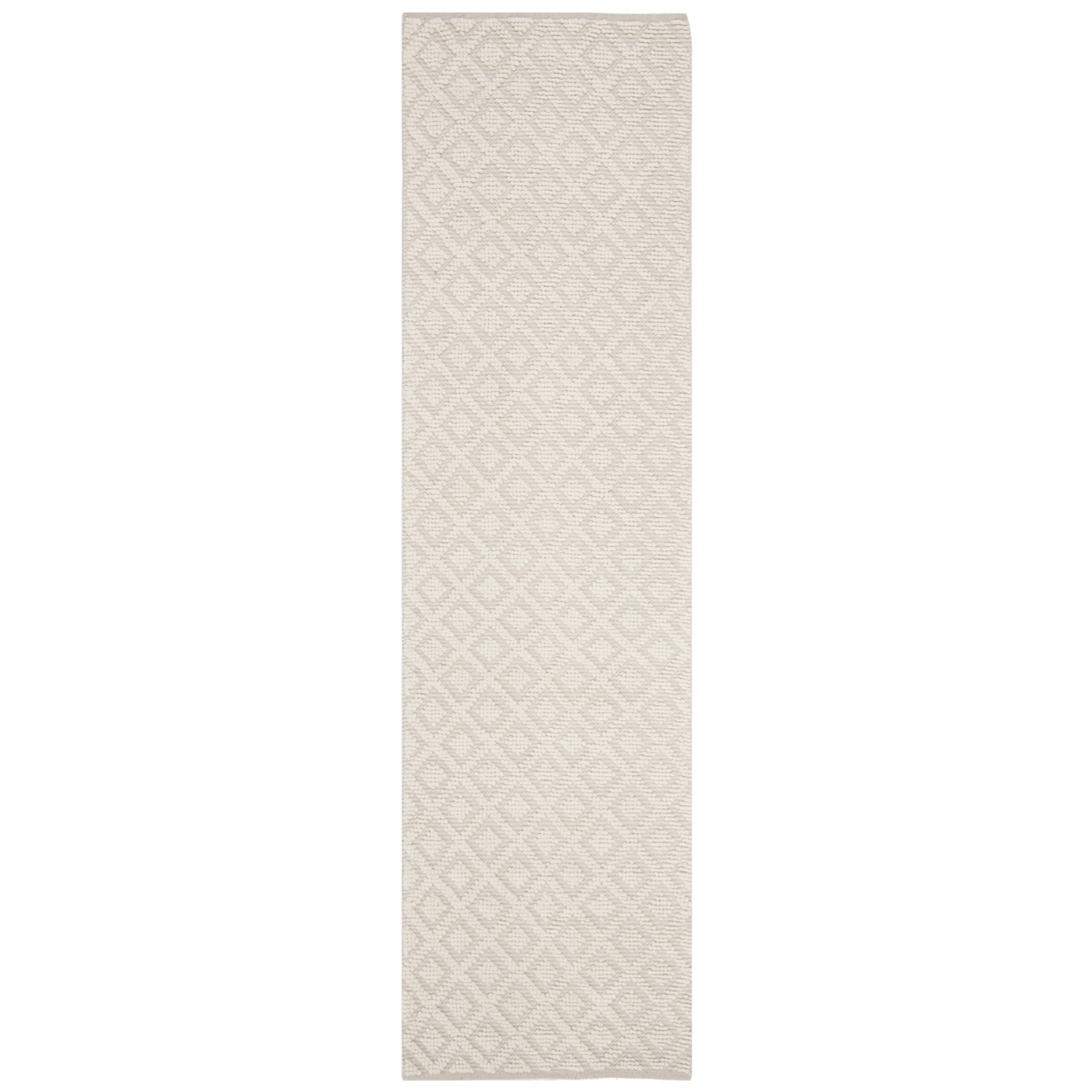 SAFAVIEH Vermont Collection VRM104A Handwoven Ivory Rug - 2' 3 X 18'
