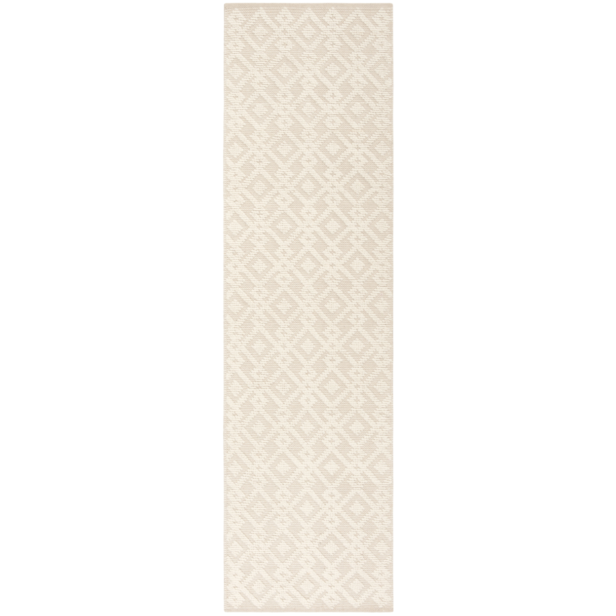 SAFAVIEH Vermont Collection VRM102A Handwoven Ivory Rug - 2' 3 X 16'