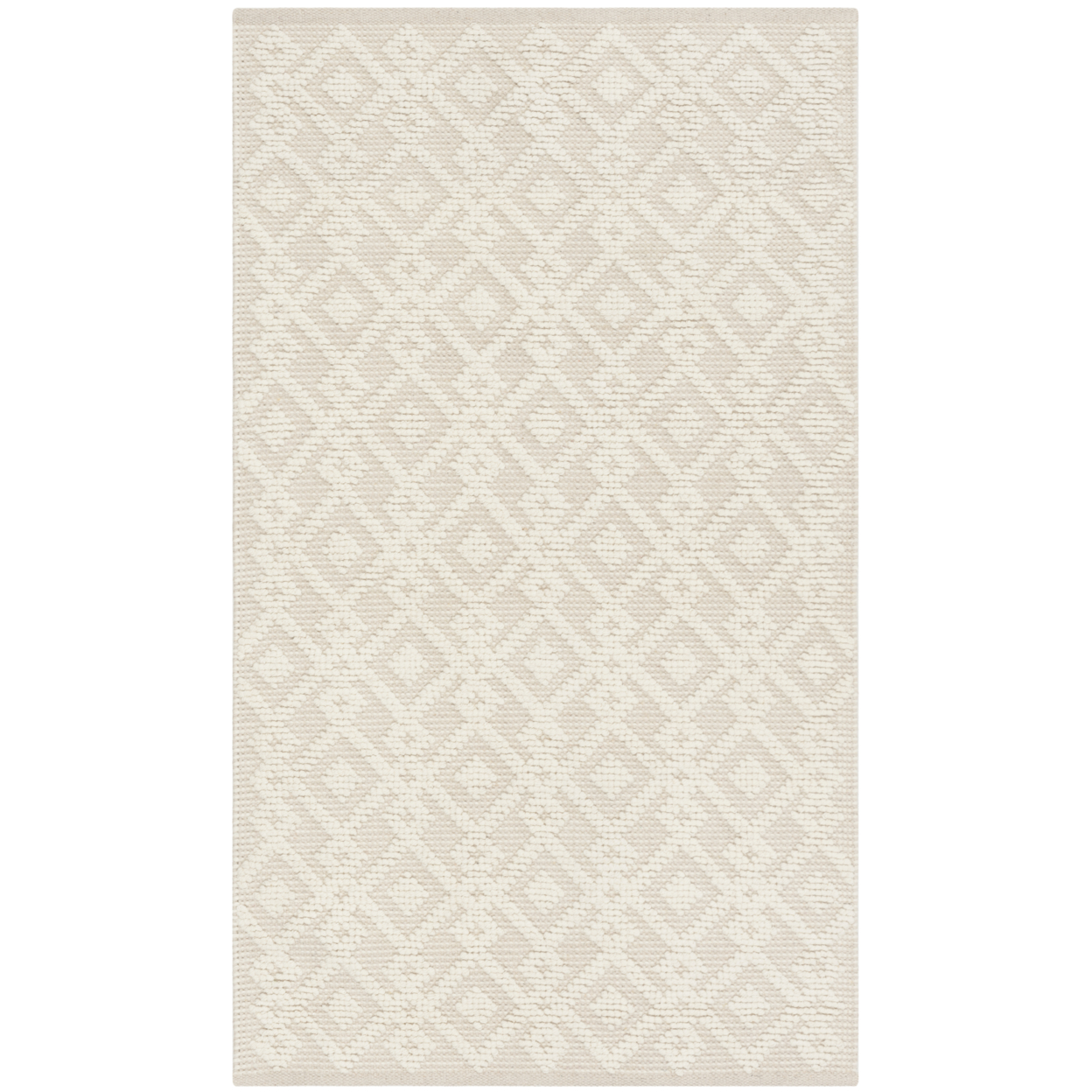 SAFAVIEH Vermont Collection VRM102A Handwoven Ivory Rug - 2-3 X 4