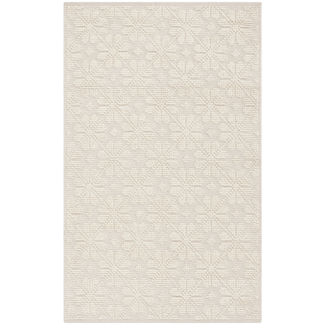 SAFAVIEH Vermont Collection VRM106A Handwoven Ivory Rug - 2-3 X 4