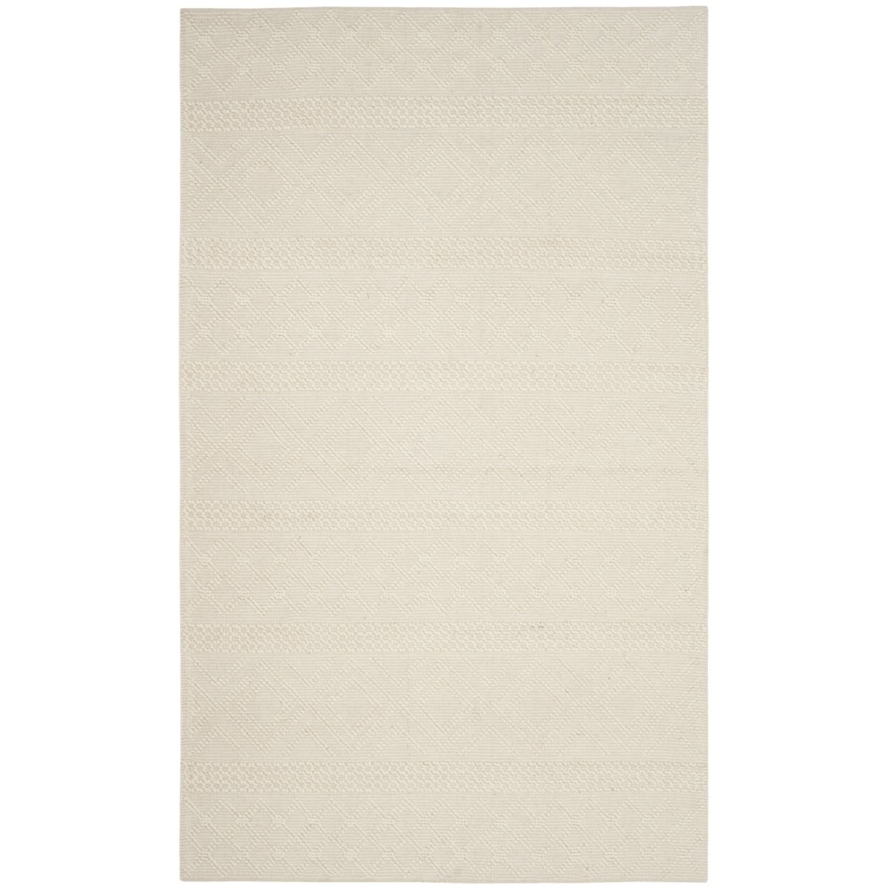 SAFAVIEH Vermont Collection VRM211A Handwoven Ivory Rug - 6 X 6 Square