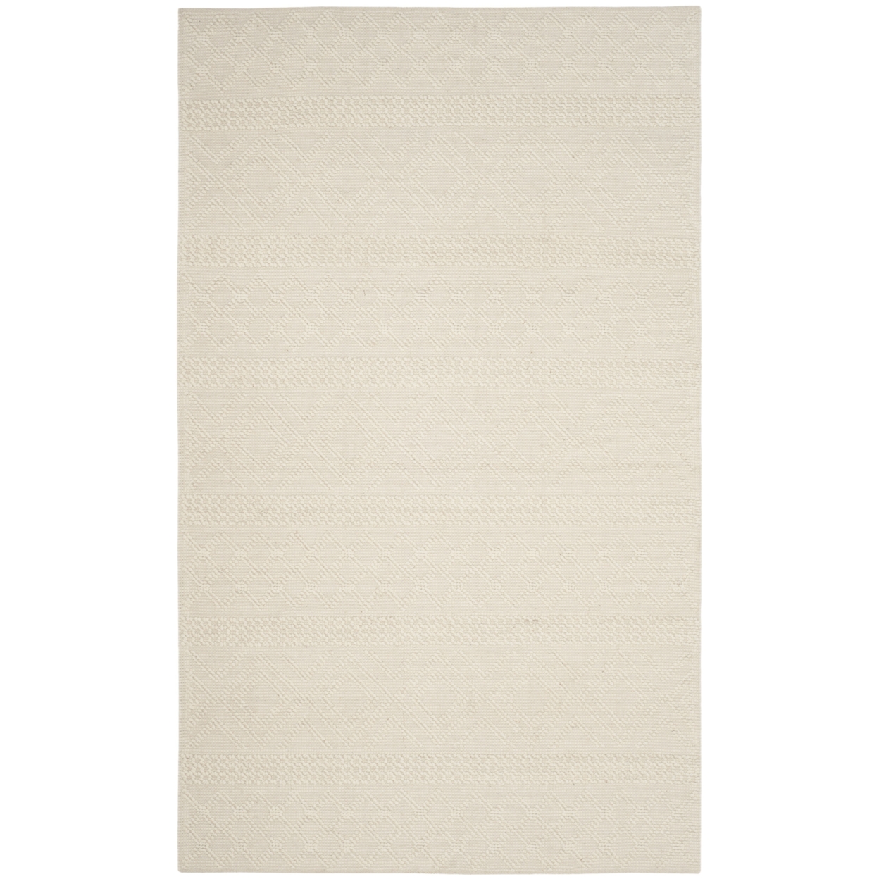 SAFAVIEH Vermont Collection VRM211A Handwoven Ivory Rug - 4' Square