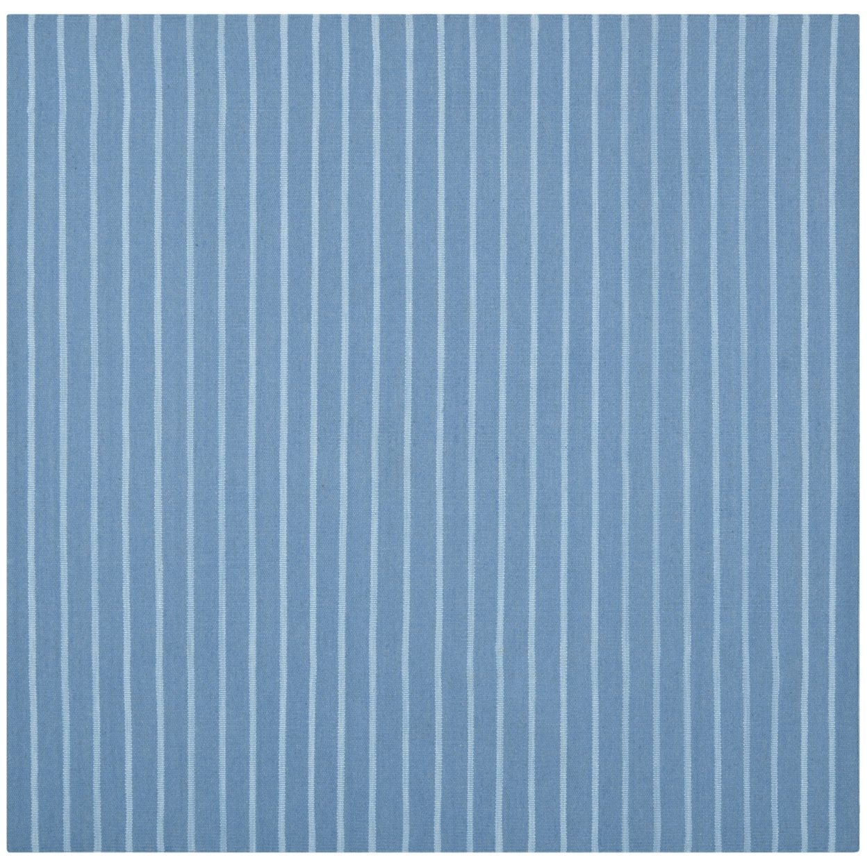 SAFAVIEH Dhurries Collection DHU313A Handwoven Blue Rug - 6' Square