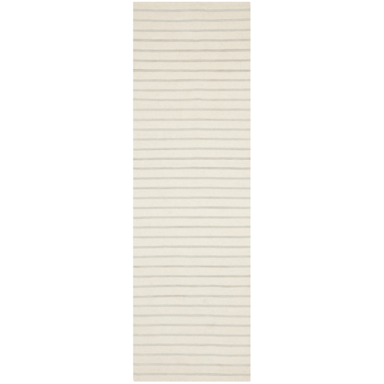 SAFAVIEH Dhurries Collection DHU313D Handwoven White Rug - 2' 6 X 8'