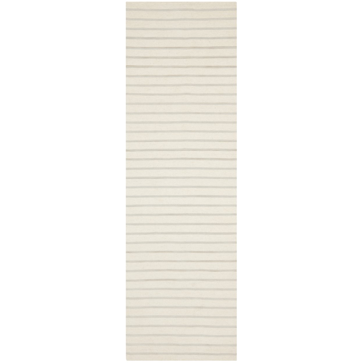 SAFAVIEH Dhurries Collection DHU313D Handwoven White Rug - 2' 6 X 6'