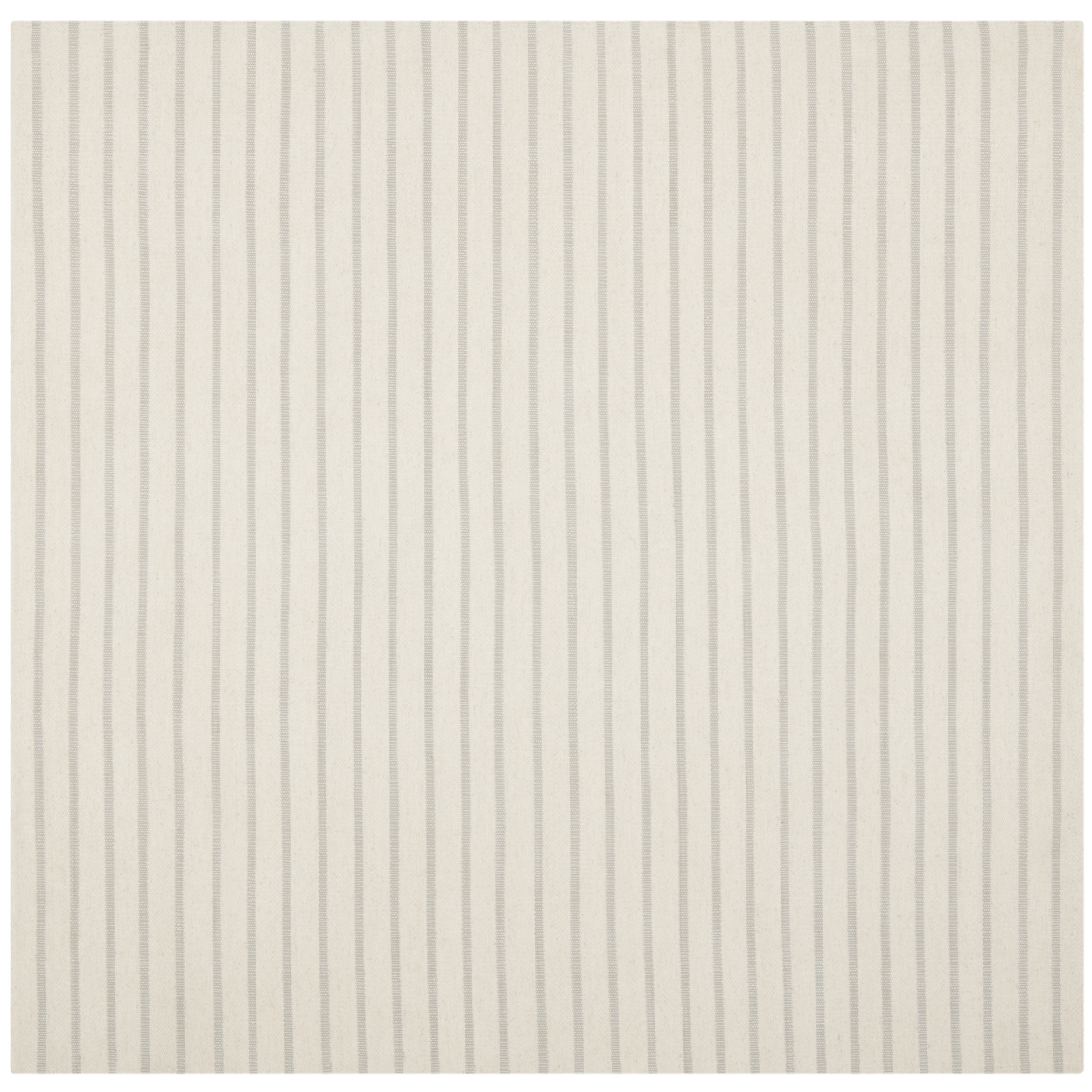 SAFAVIEH Dhurries Collection DHU313D Handwoven White Rug - 6' Square