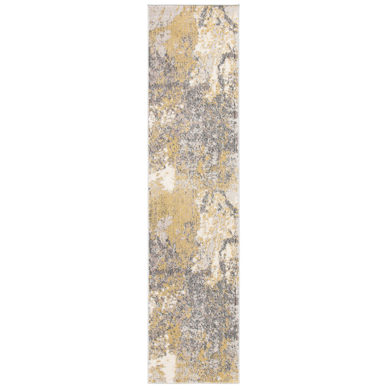 SAFAVIEH Madison Collection MAD499A Ivory / Grey Rug - 2 X 8