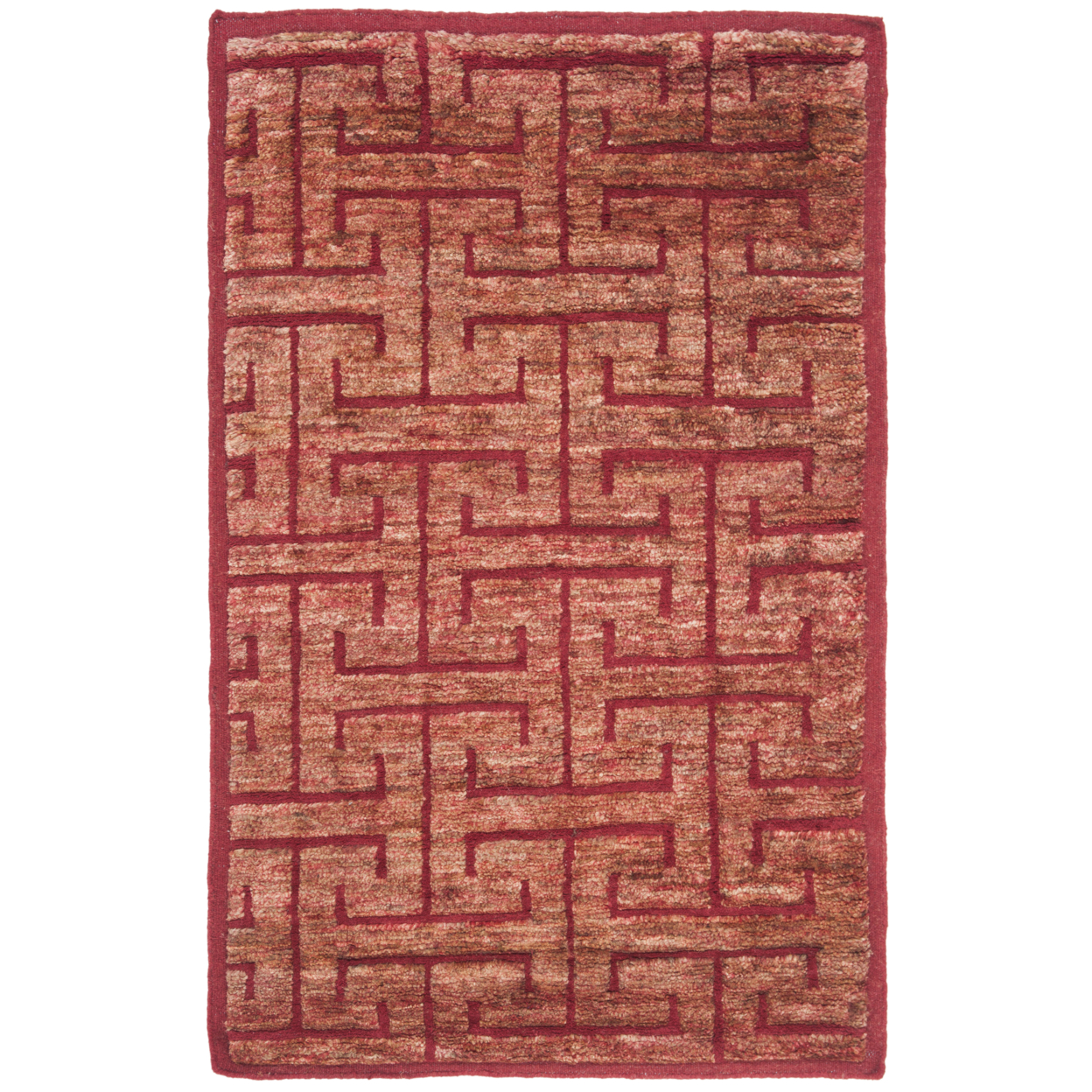 SAFAVIEH Tangier Collection TGR417C Red / Rust Rug - 8' X 10'